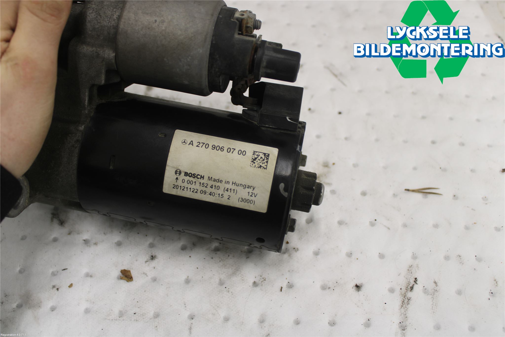Mercedes-Benz MB B-KLASS (W246/W242) 12-19 Startmotor