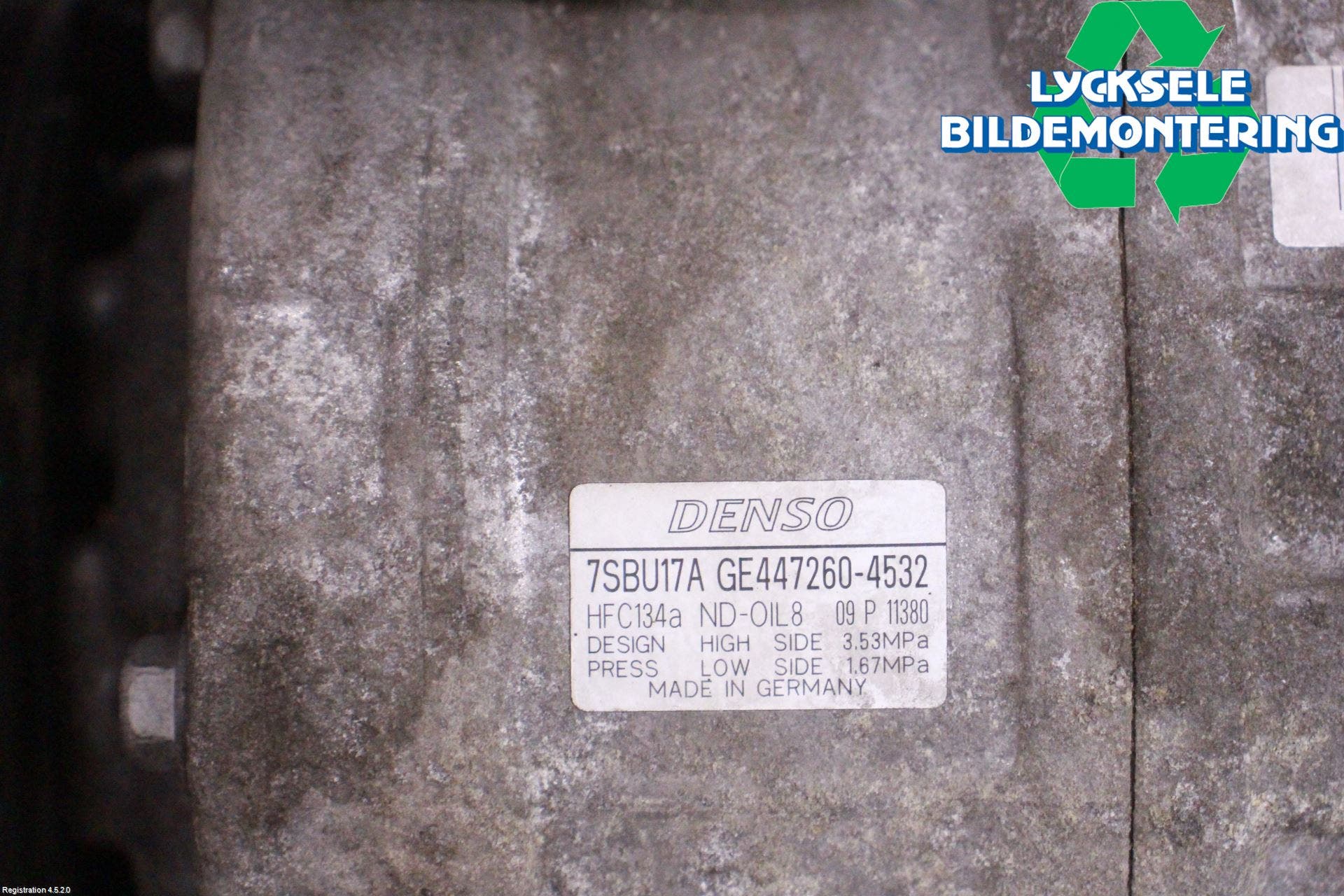 BMW 5 F10/F11/F18 09-17 Ac Kompressor