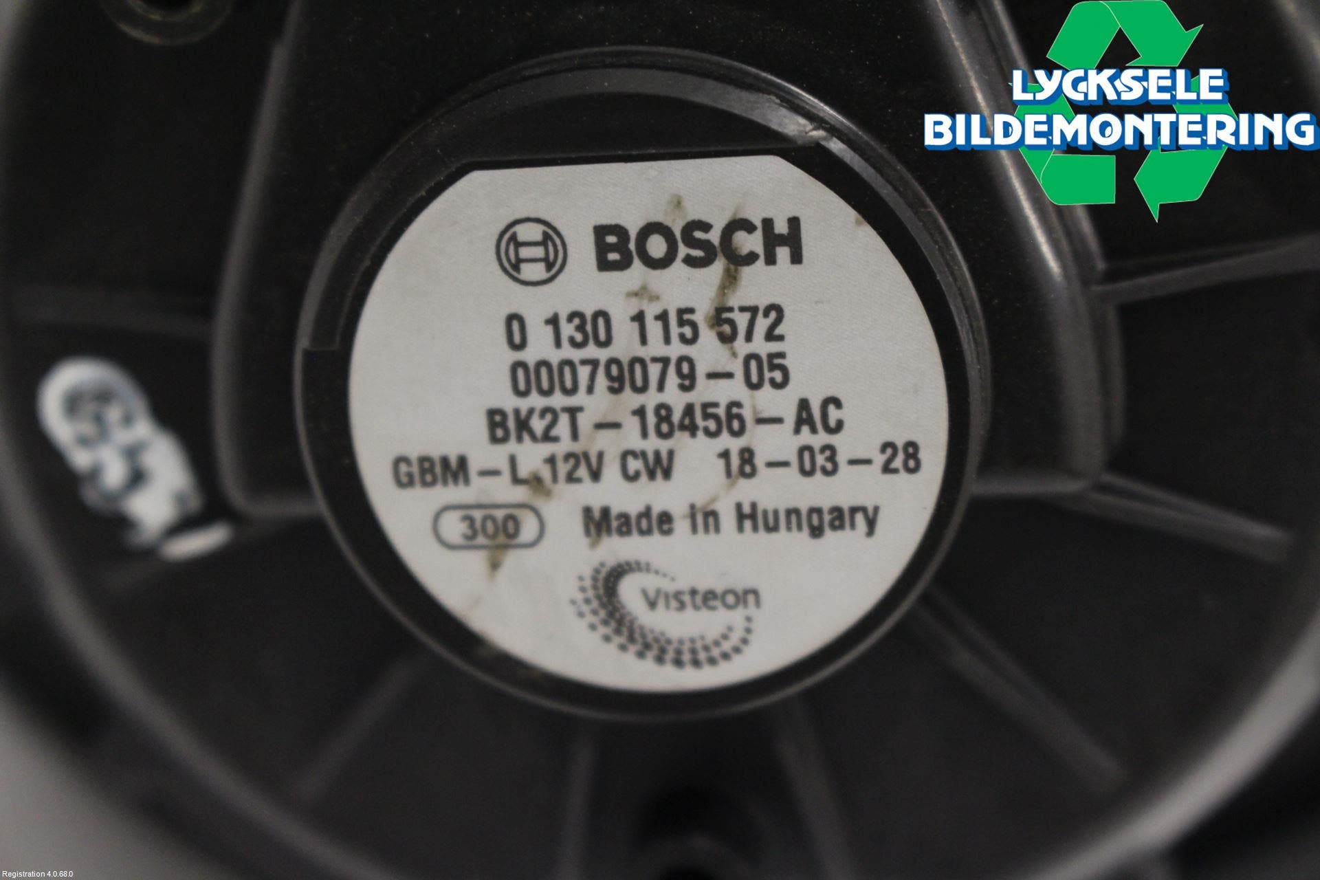 Ford TRANSIT SKÅP/BUSS 14-22 Ac Värmefläkt