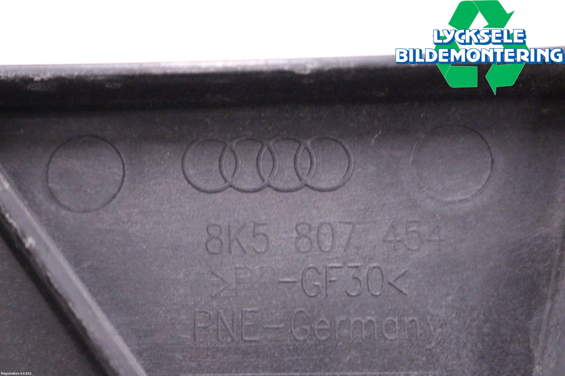 Audi A4/S4 08-11 Stötfångarfäste Bak Hö