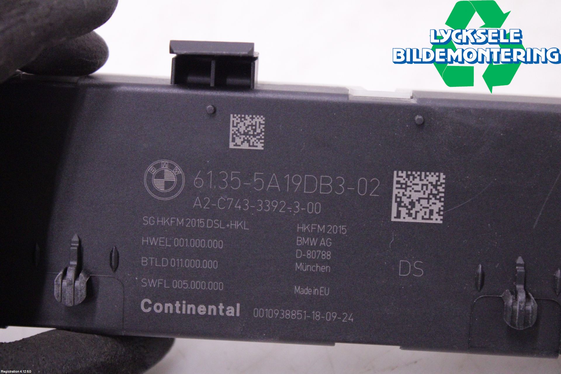 BMW 3 G20/G21/G80/G81 19- Styrenhet Baklucka