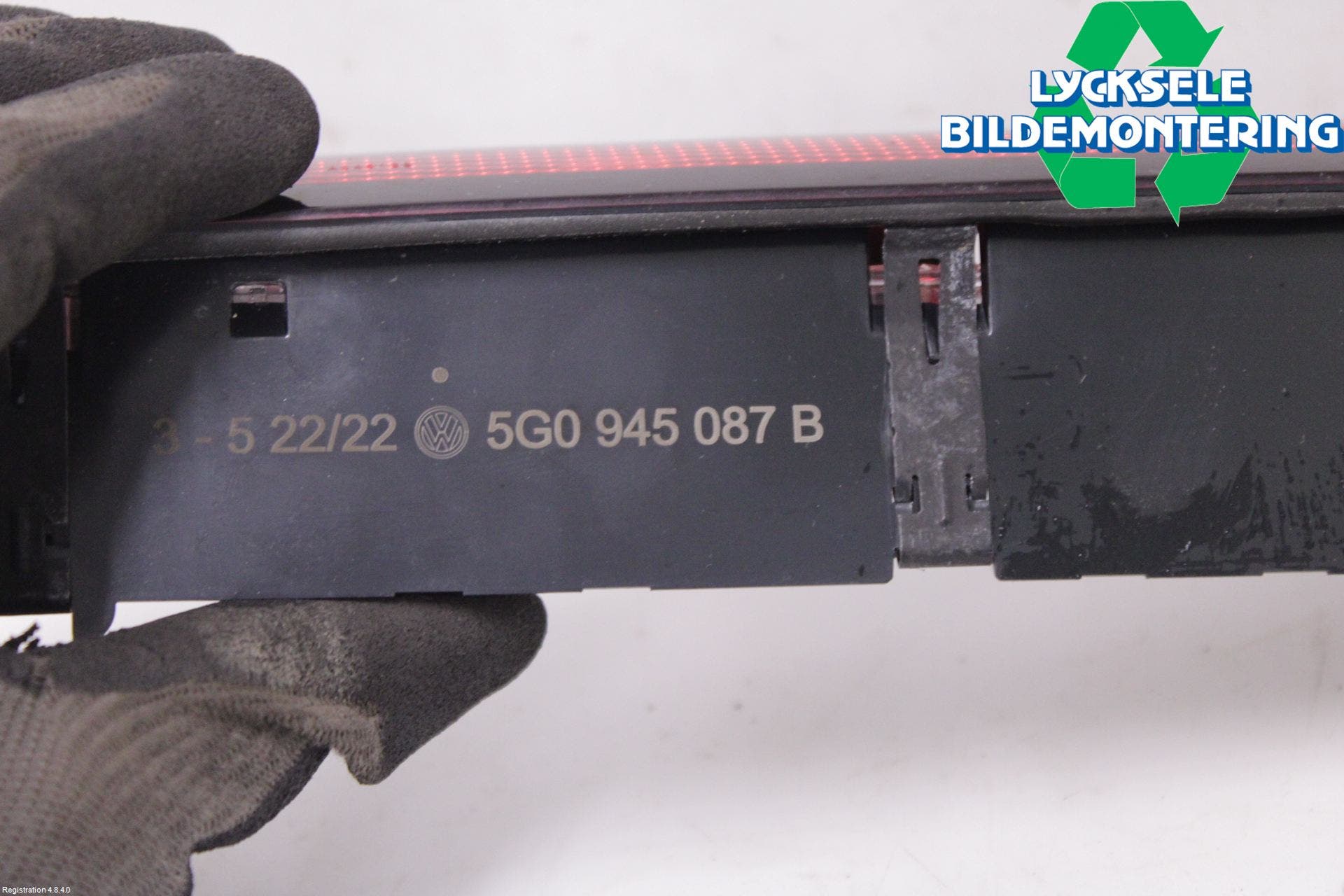 Volkswagen VW TIGUAN 16-24 Bromsljus Bakruta