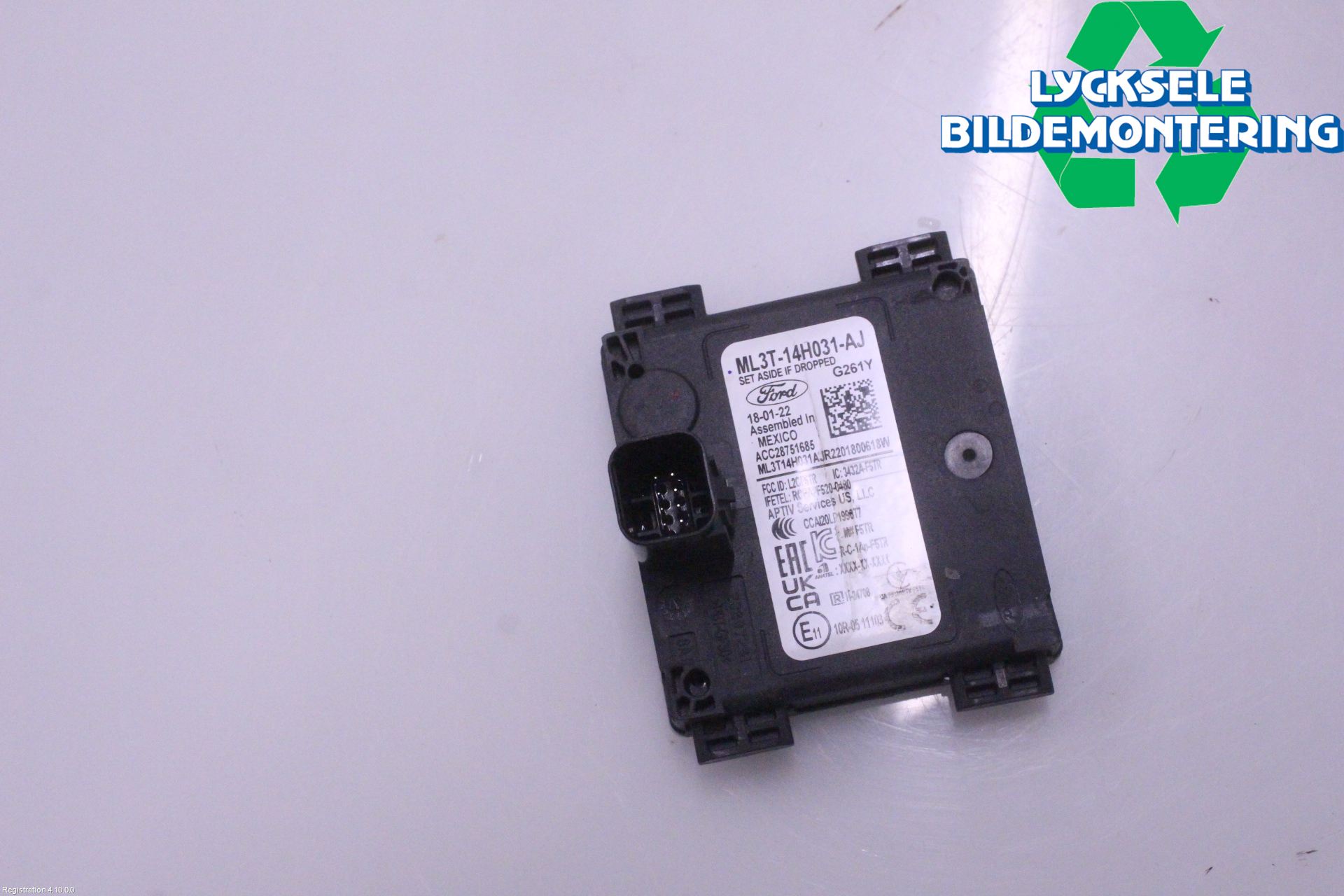 Ford MUSTANG Mach-E 21- Sensor Aktivt Kollisionsskydd