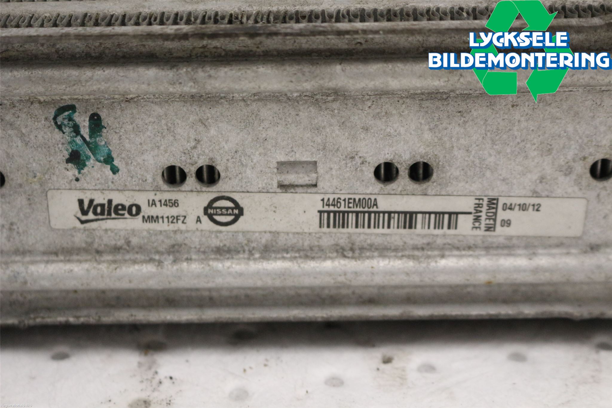 Nissan NV200/NV200 COMBI Laddluft-Intercooler Kyl
