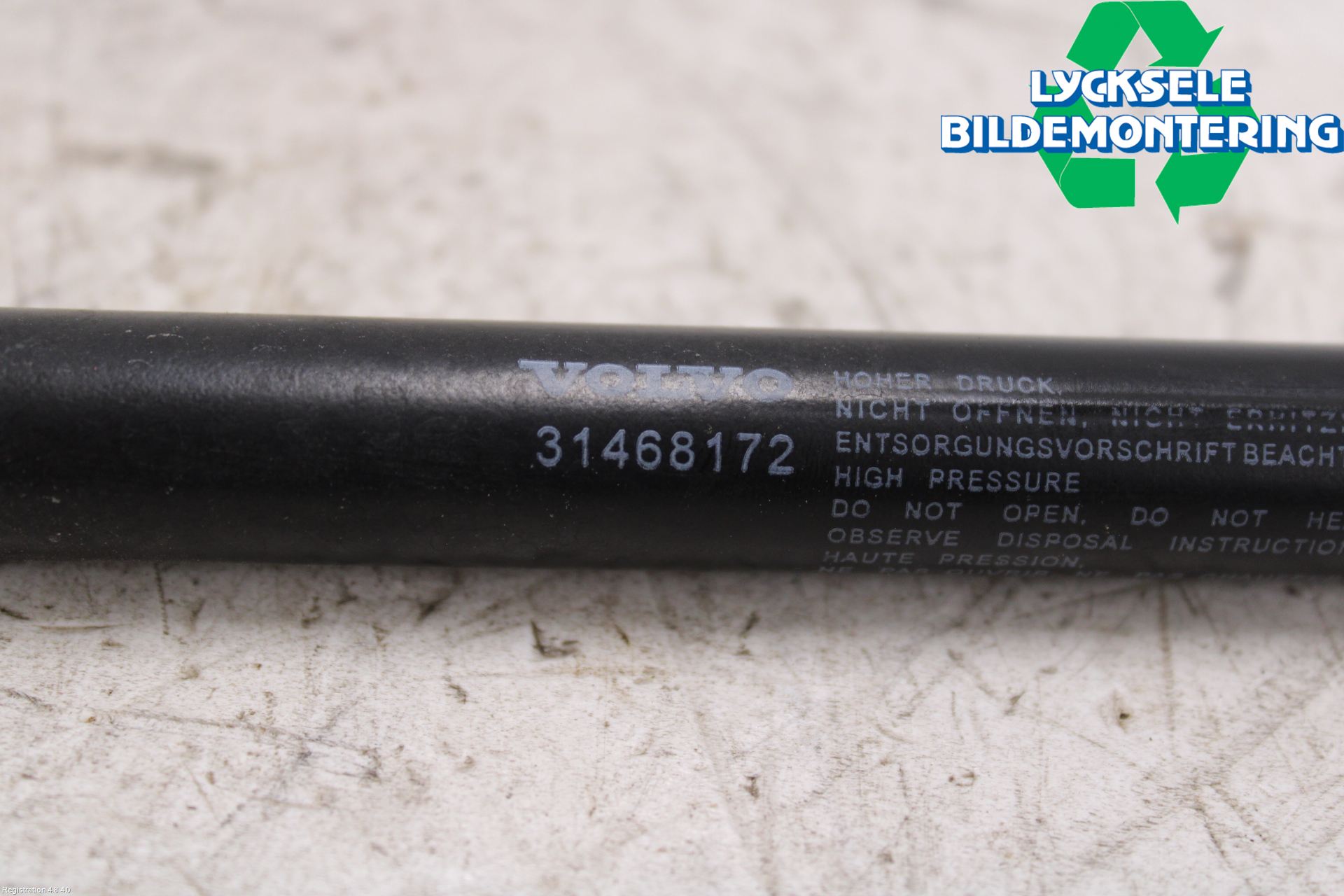 Volvo V60 19- Gasfjäder Motorhuv