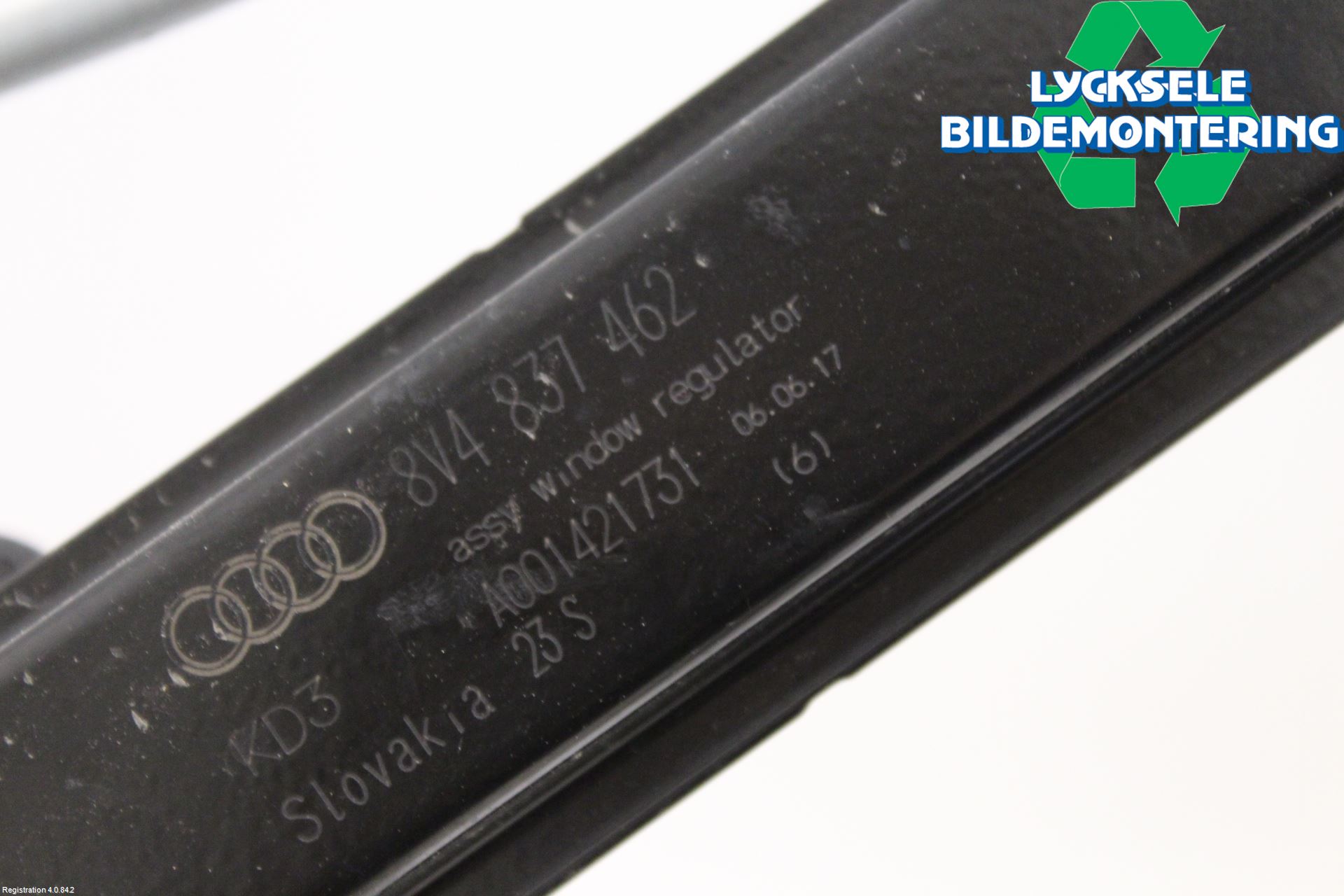 Audi A3/S3 8V 13-20 Fönsterhissmekanism