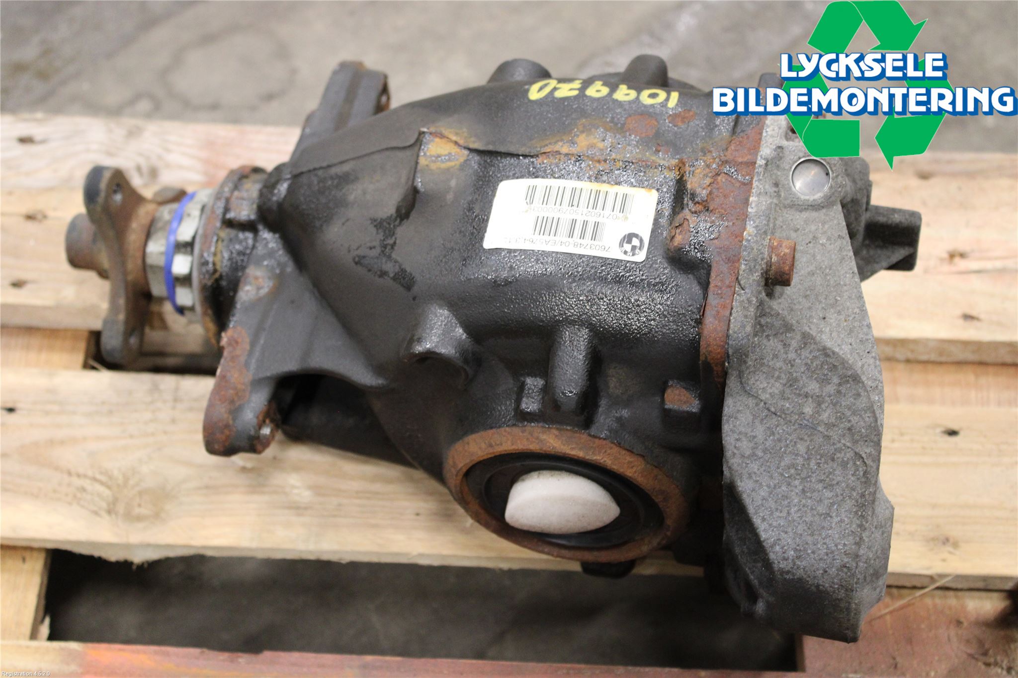 BMW 3 F30/F31/F80 12-19 Bakväxel-Diff