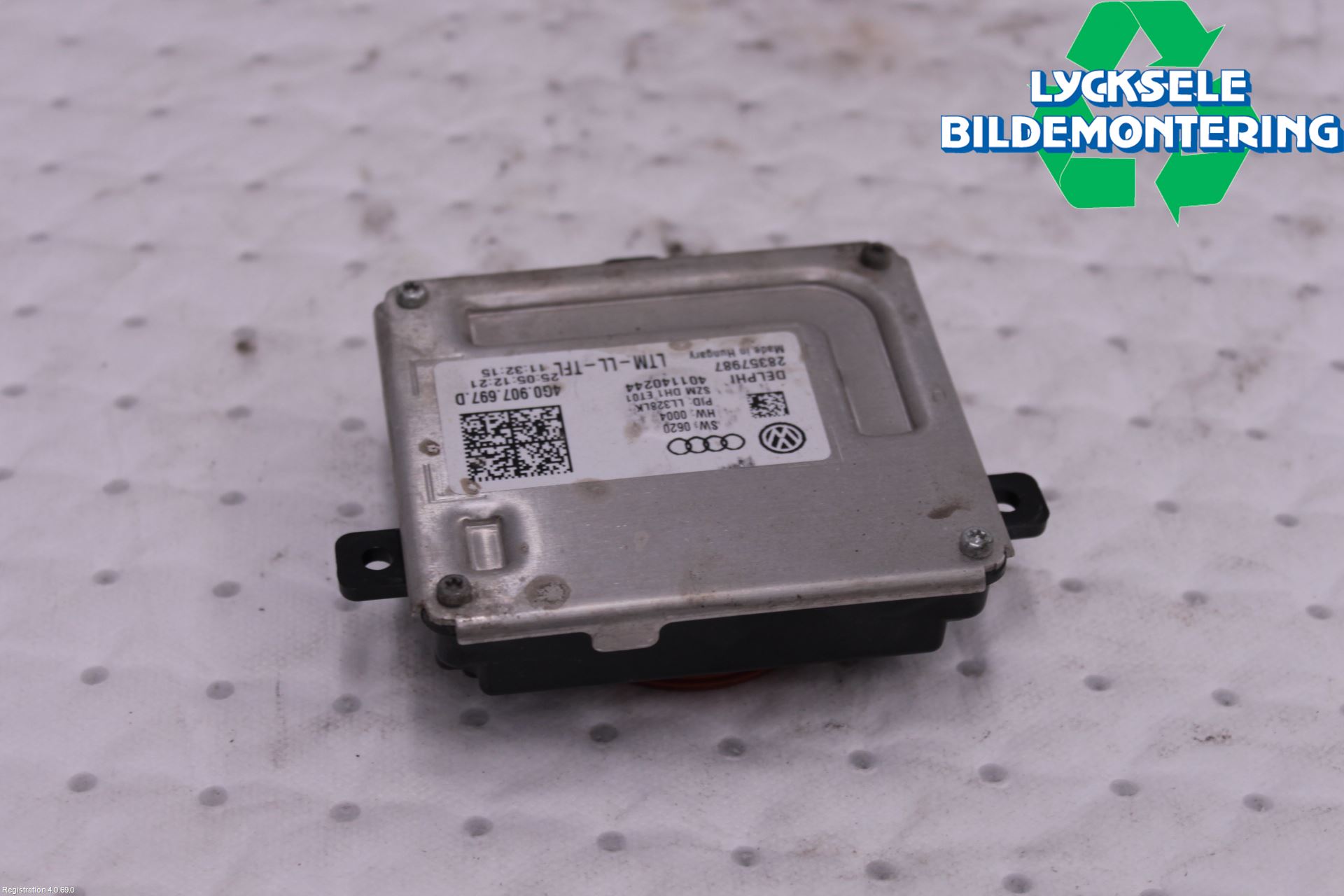 Audi A4 ALLROAD 09-16 Styrenhet Strålkastare