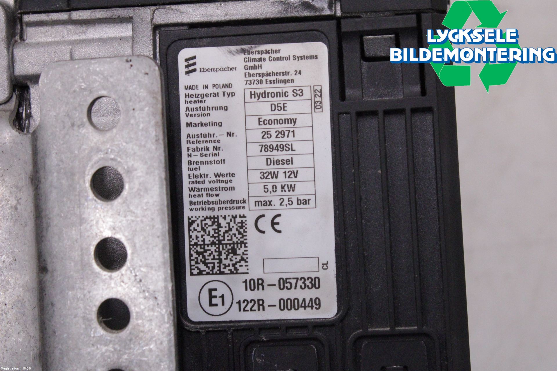 Ford RANGER 22- Dieselvärmare