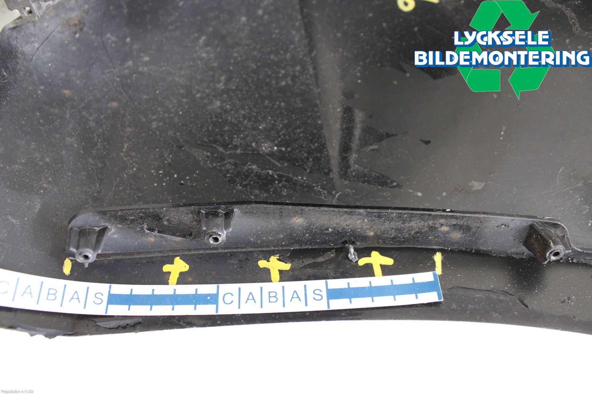 Audi A3/S3 8V 13-20 Stötfångarbeklädnad Bak