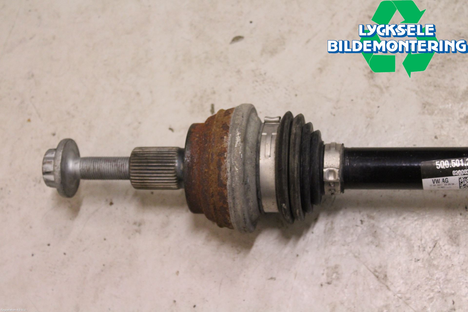 Volkswagen VW GOLF / E-GOLF VII 13-20 Drivaxel Bak Vänster