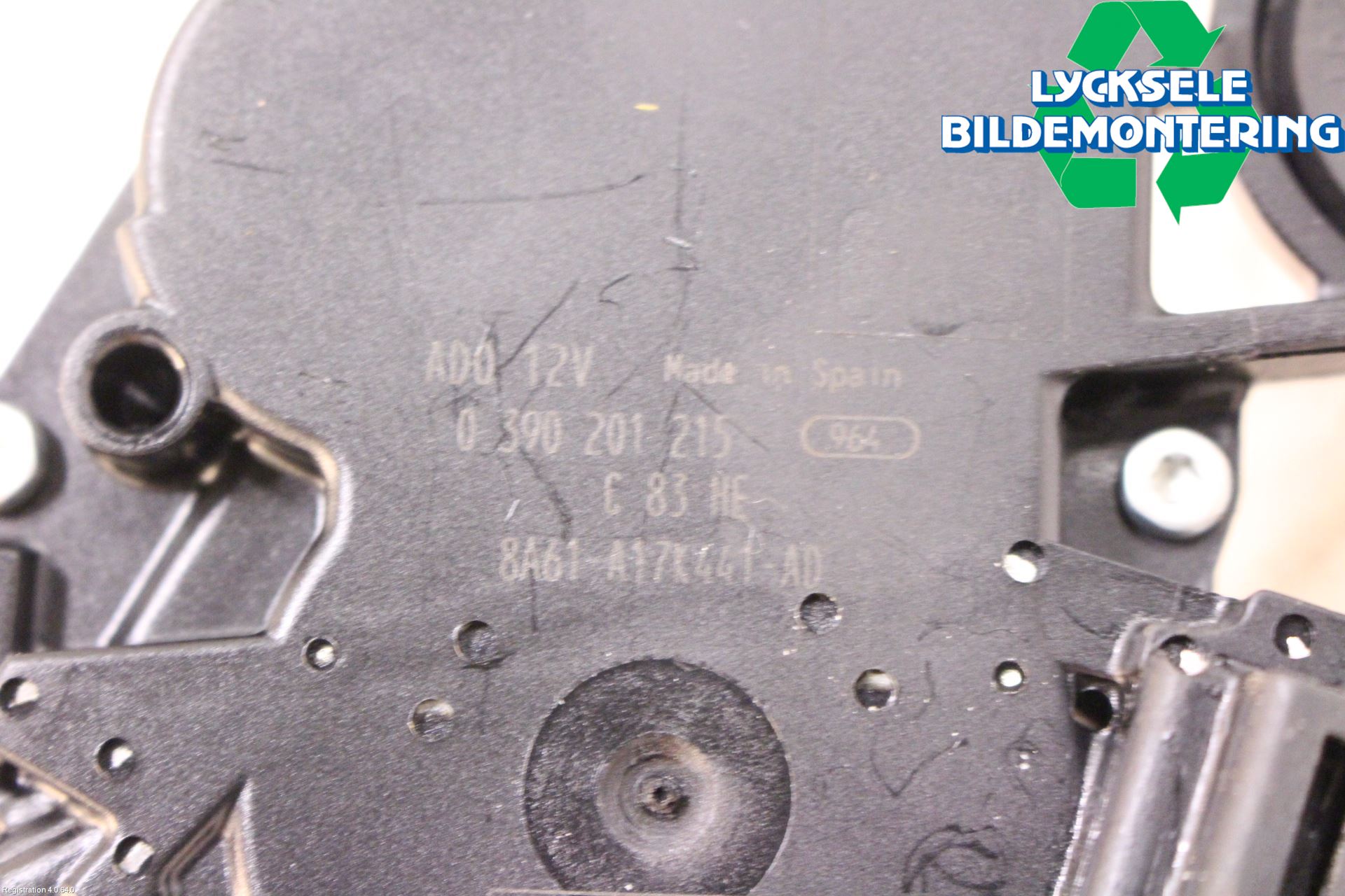 Ford FIESTA 09-12 Torkarmotor Baklucka