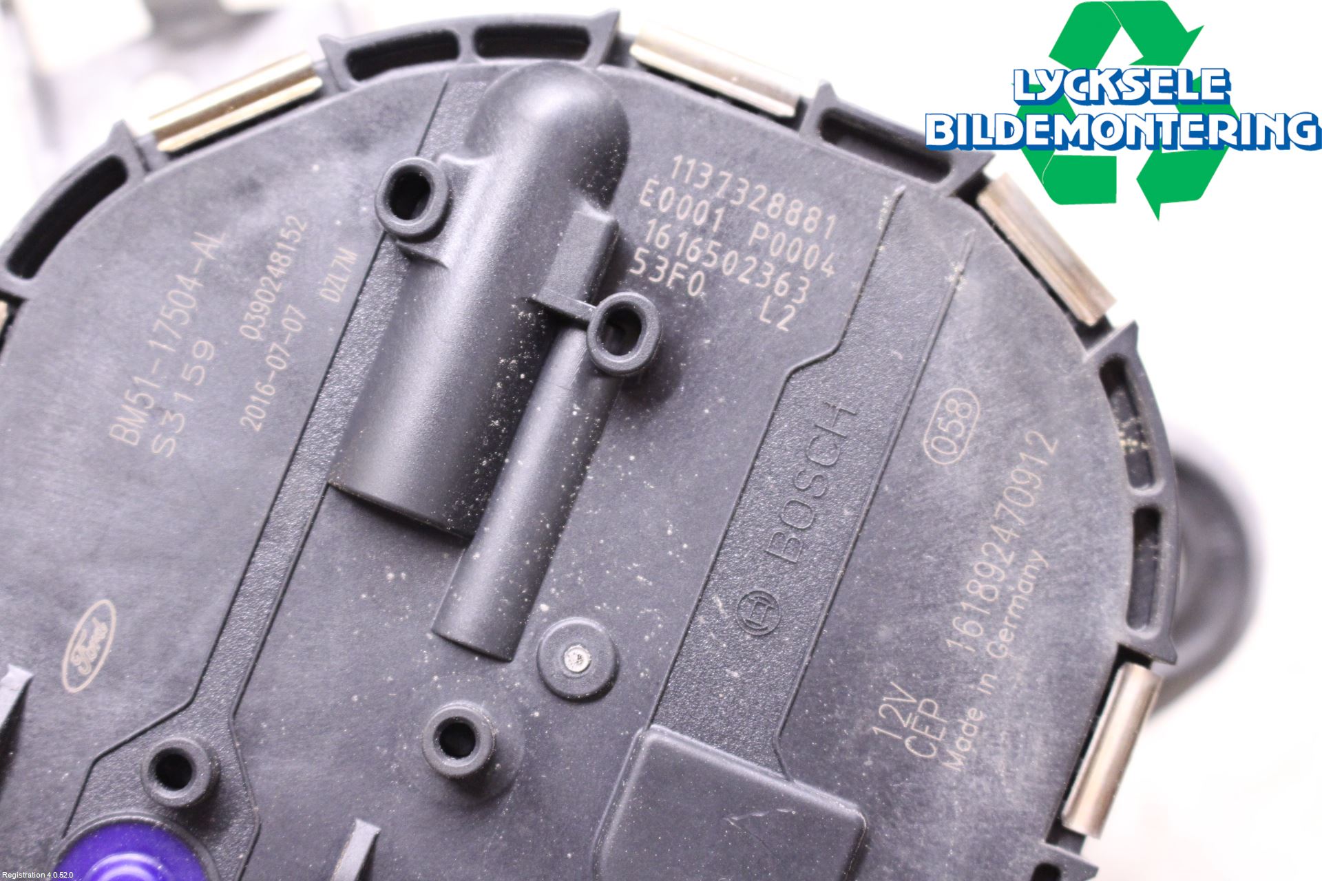 Ford FOCUS 15-18 Torkarmotor Vindruta