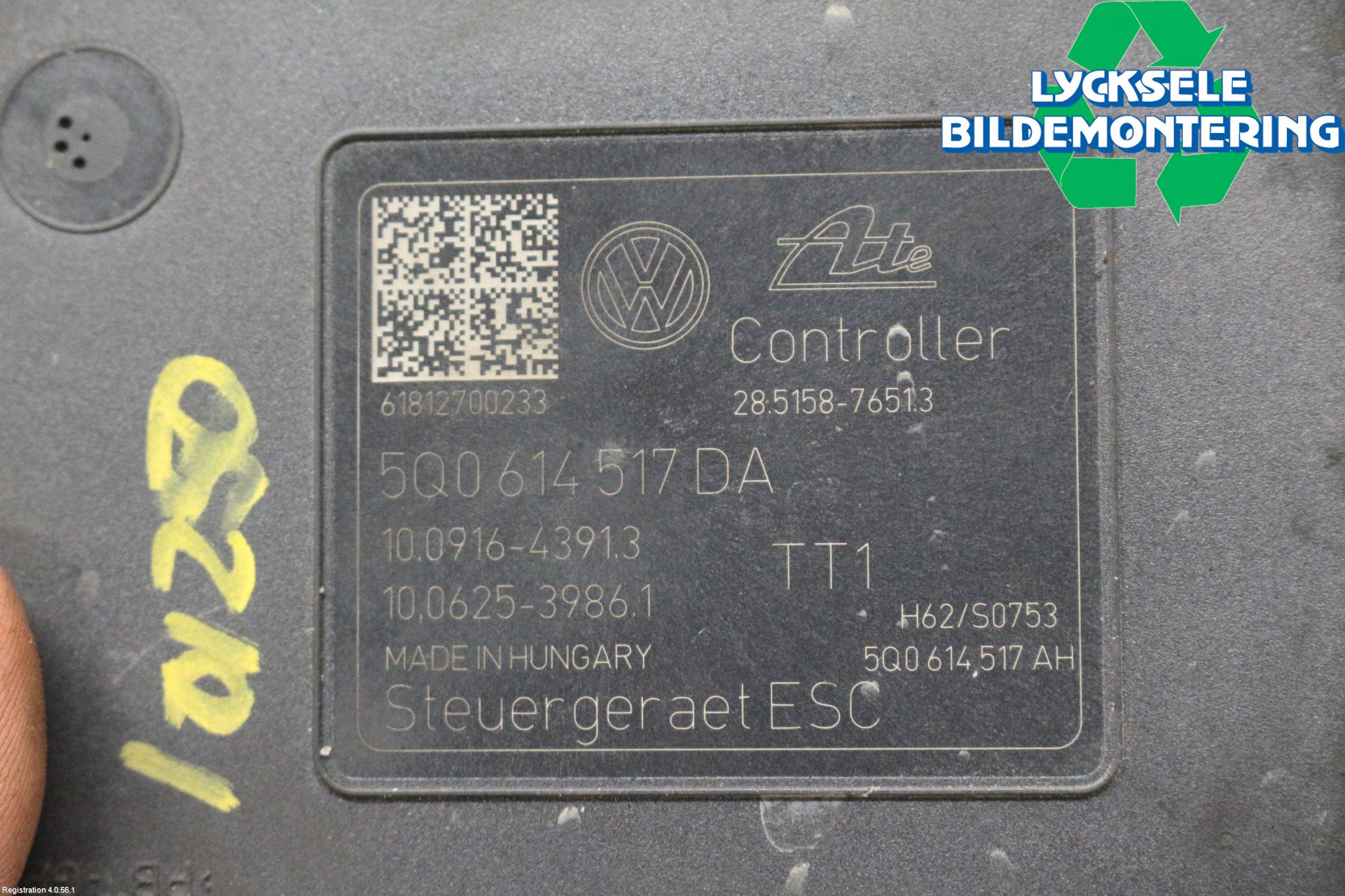 Volkswagen VW PASSAT 15-19 Abs Hydraulaggregat
