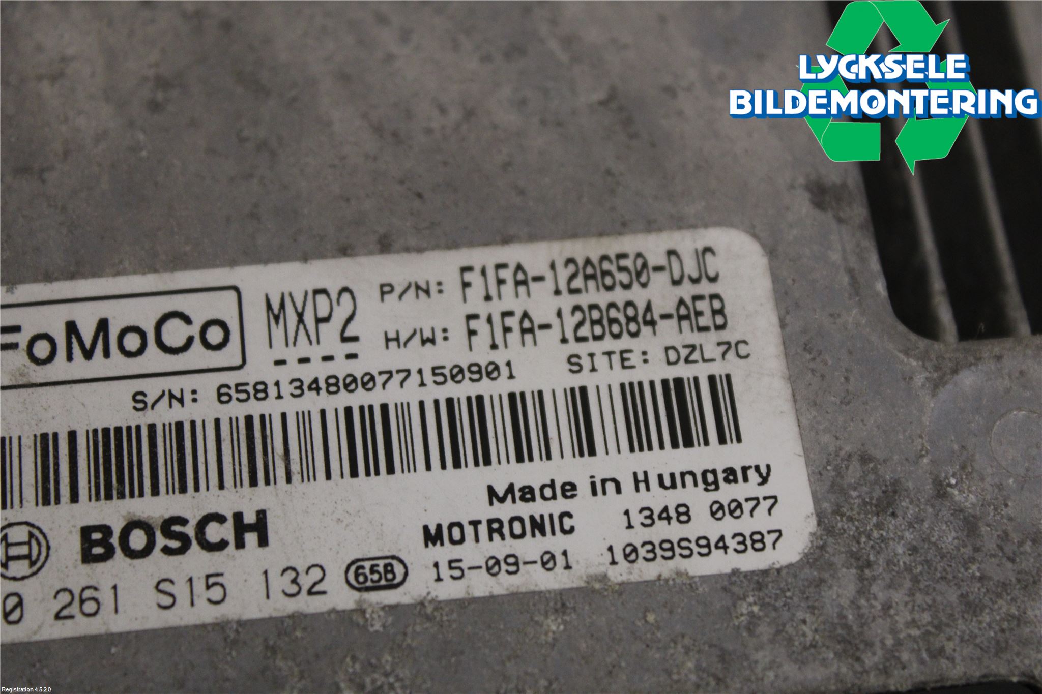 Ford FOCUS 15-18 Styrenhet Insprut Bensin