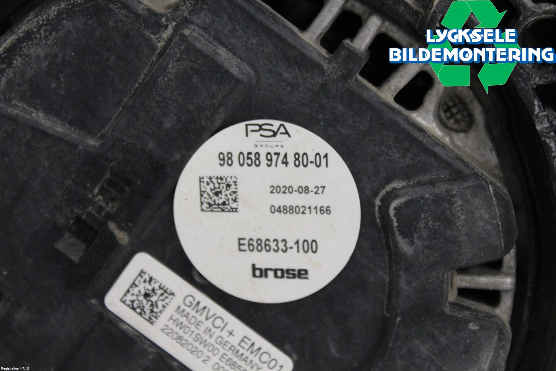 Toyota PROACE II 16- Kylfläkt El