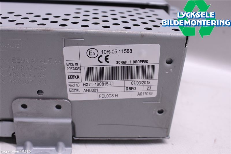 Ford ECOSPORT 17- Cd Radio - Multimediapanel