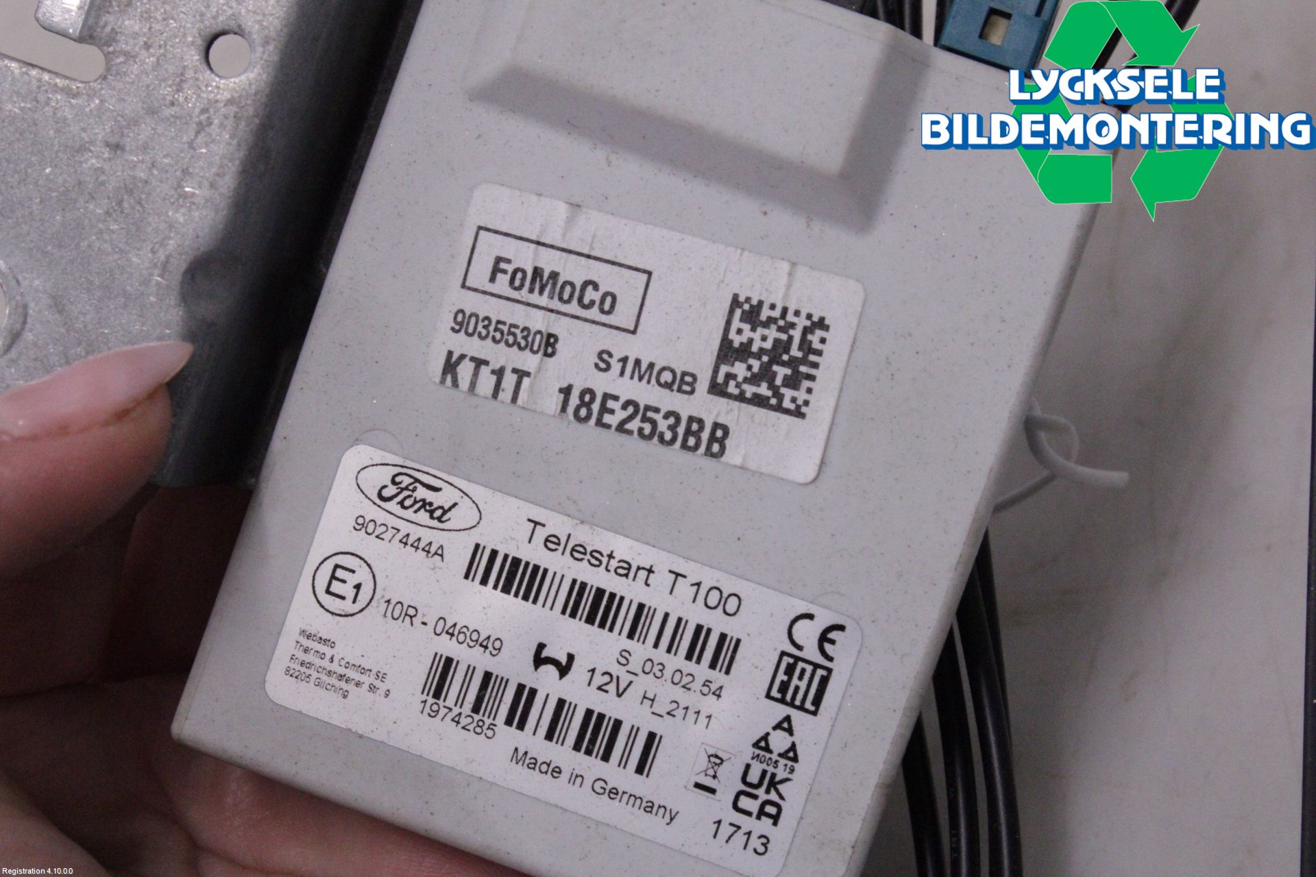 Ford TRANSIT/TOURNEO CONNECT 13-22 Styrenhet Bensin-Dieselvärmare