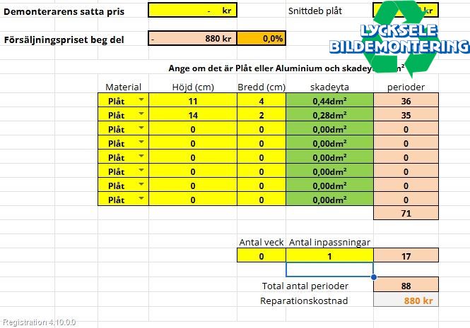 Ford RANGER EU 12-23 Dörr Fram Vänster