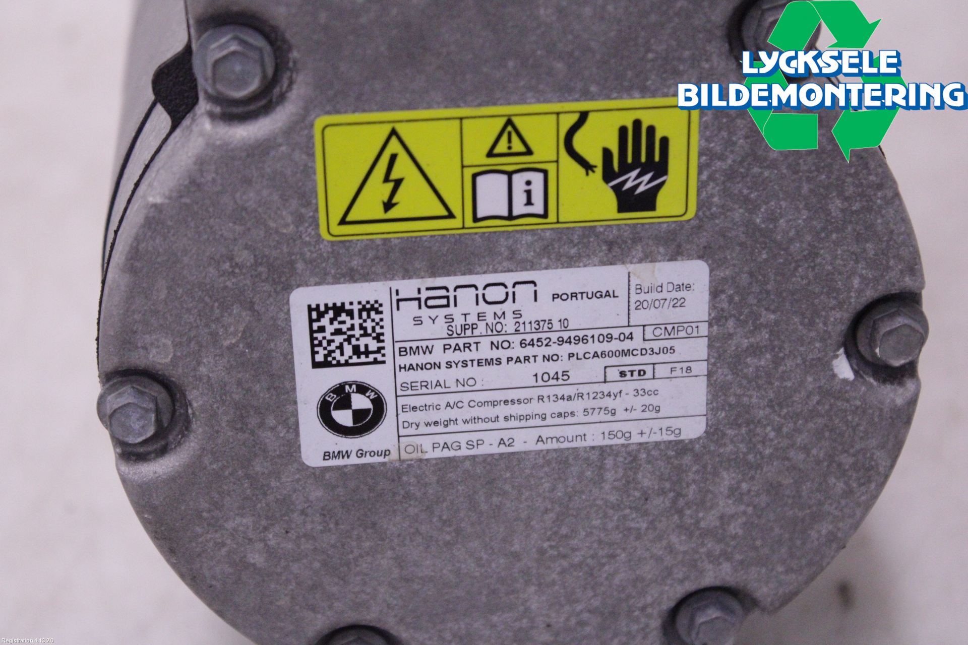 BMW 5 G30/G31/F90 17-23 Ac Kompressor