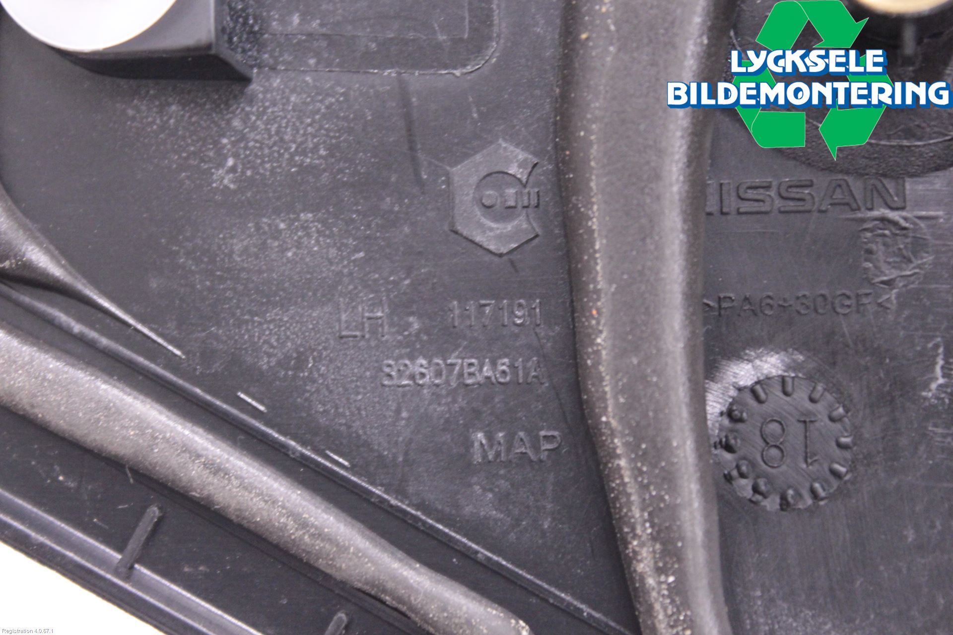 Nissan JUKE 14-19 Dörrhandtag Yttre Vä