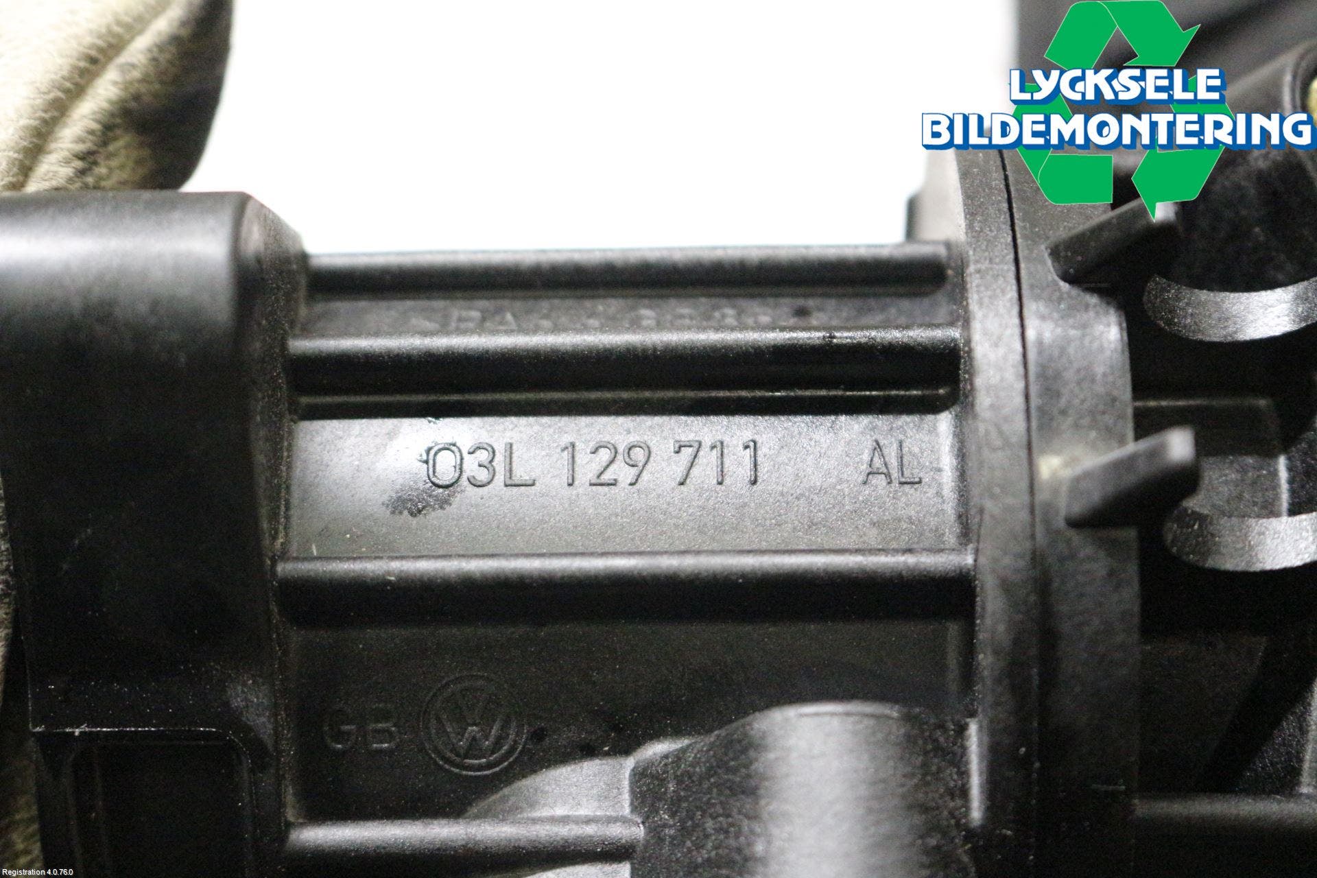 Volkswagen VW GOLF VI 09-13 Grenrör Insug