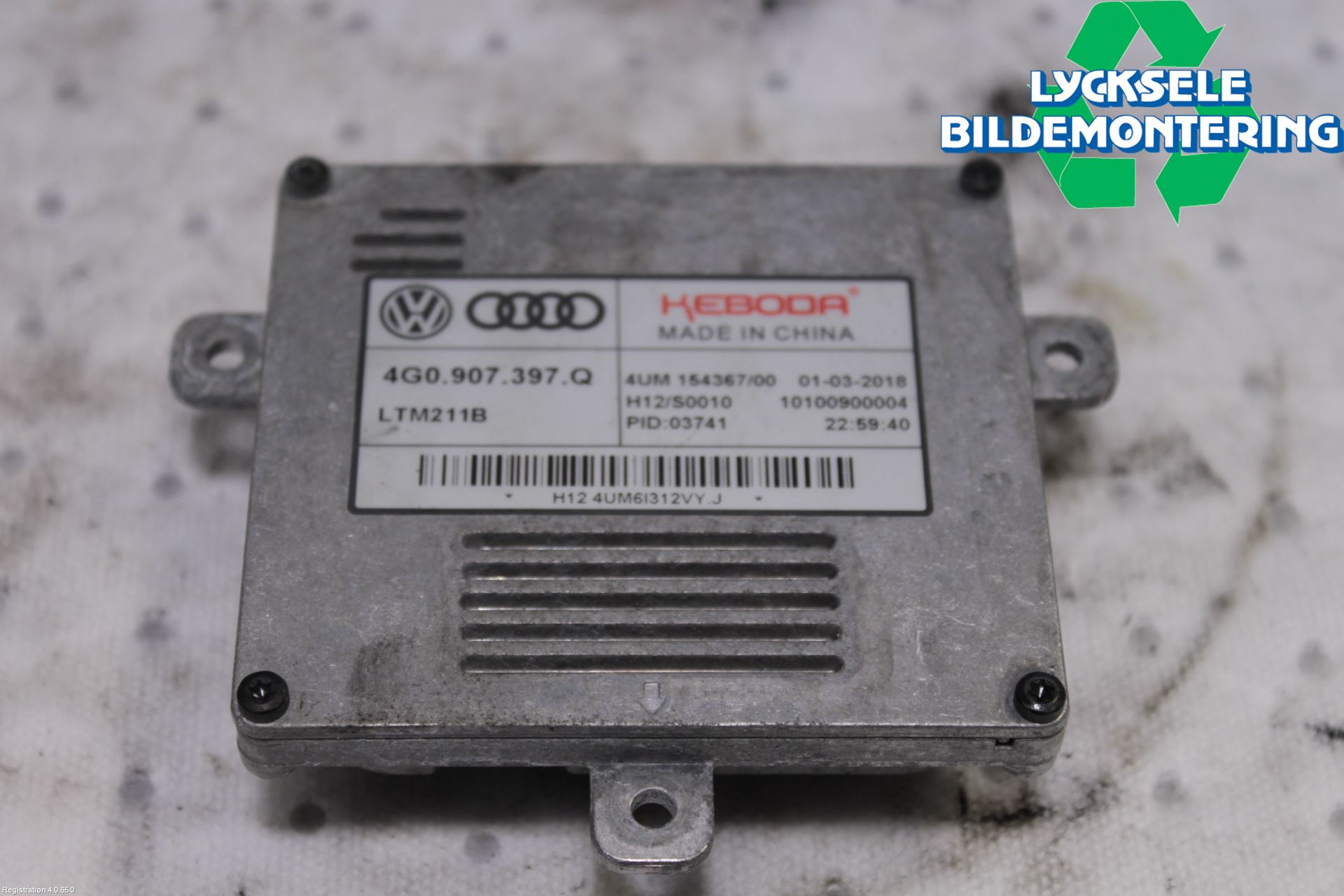 Audi A6 ALLROAD 12-18 Styrenhet Strålkastare