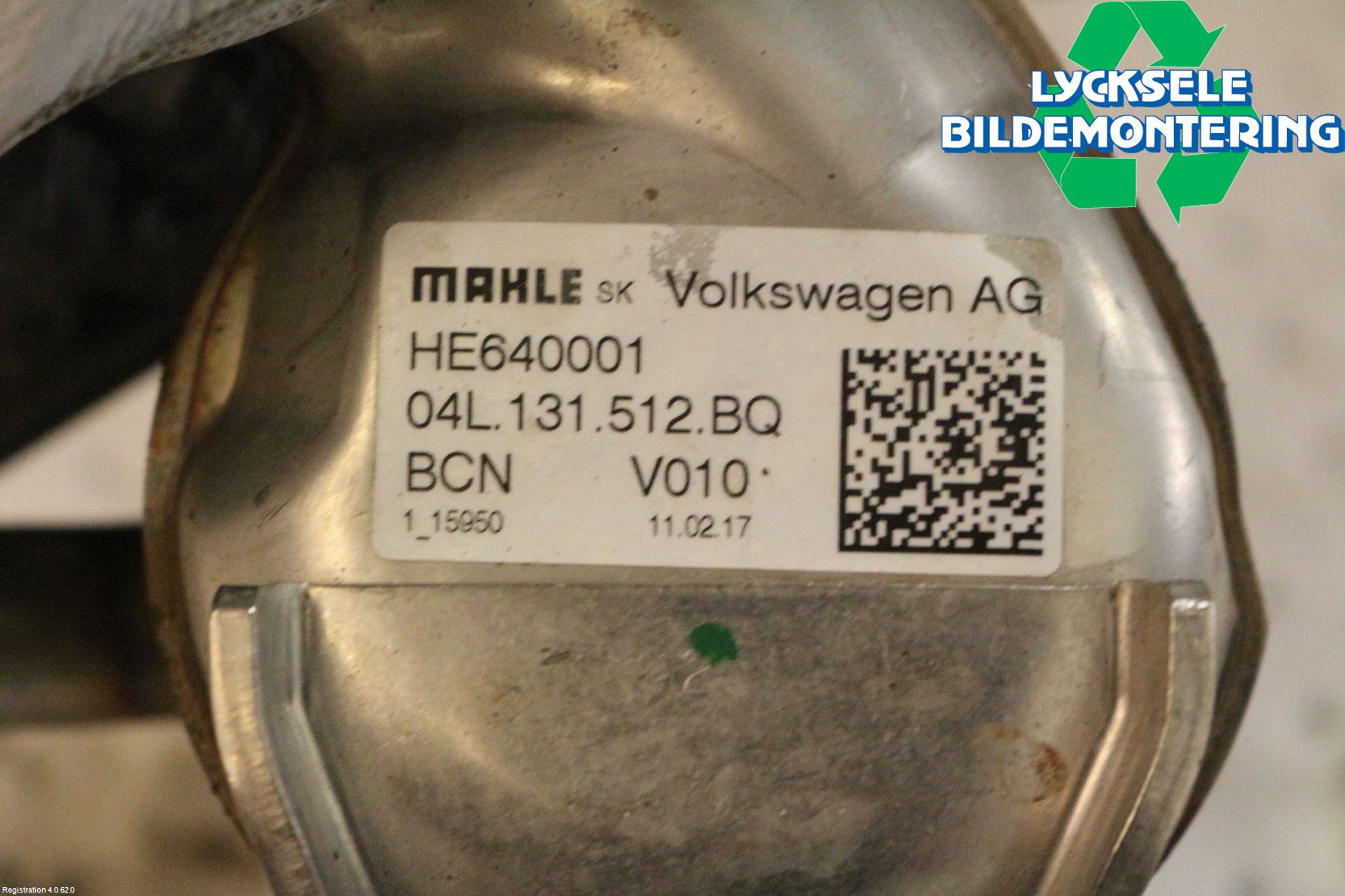 Volkswagen VW PASSAT 15-19 Avgaskylare
