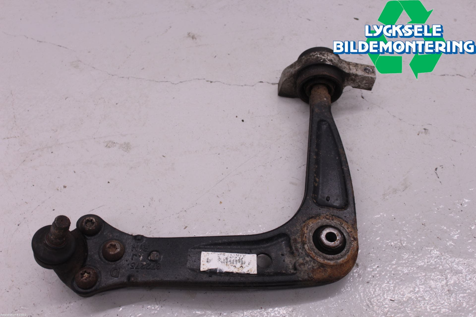 Peugeot 508 11-18 Bärarm Fram Undre Hö