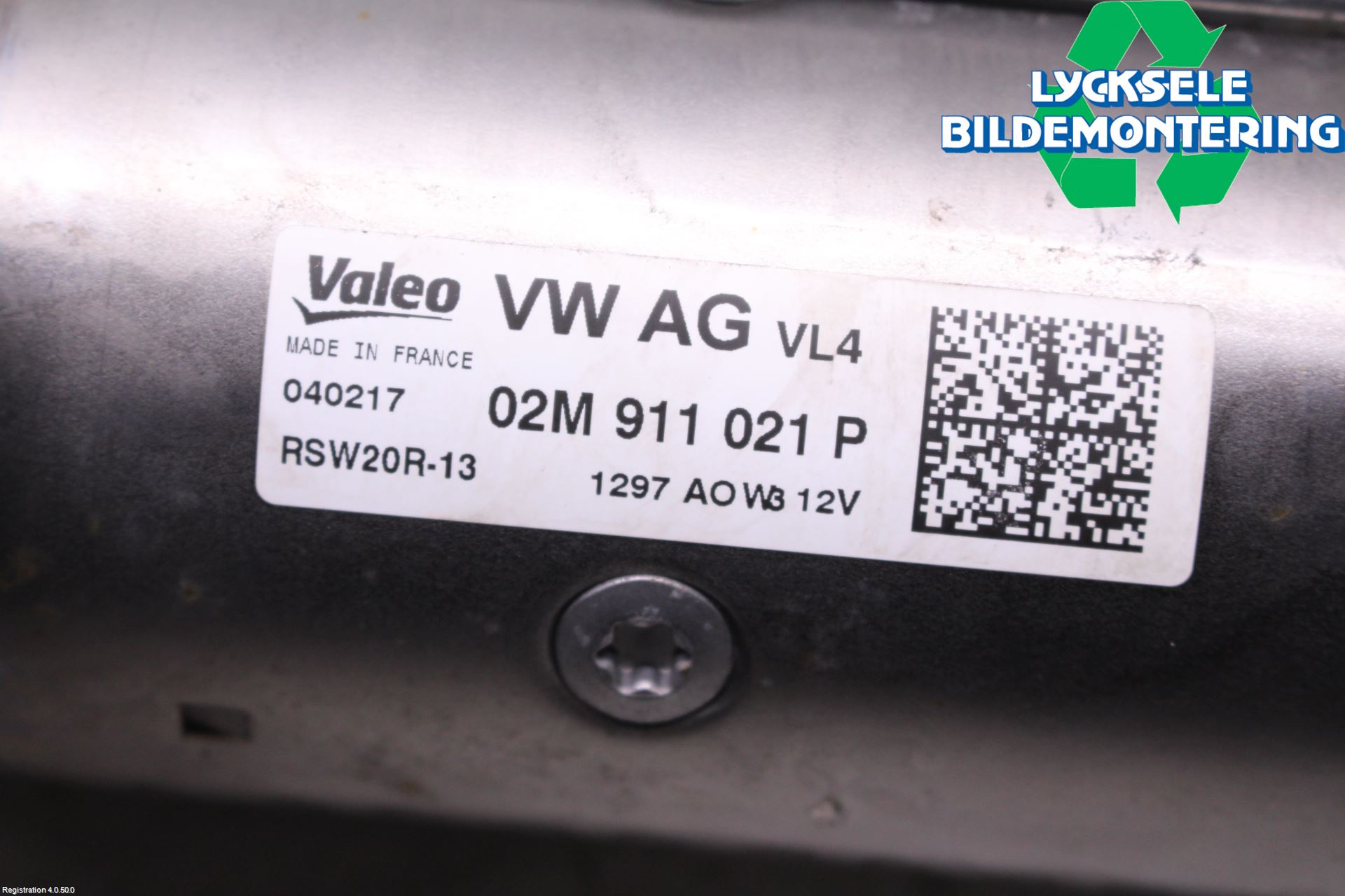 Volkswagen VW PASSAT 15-19 Startmotor Diesel