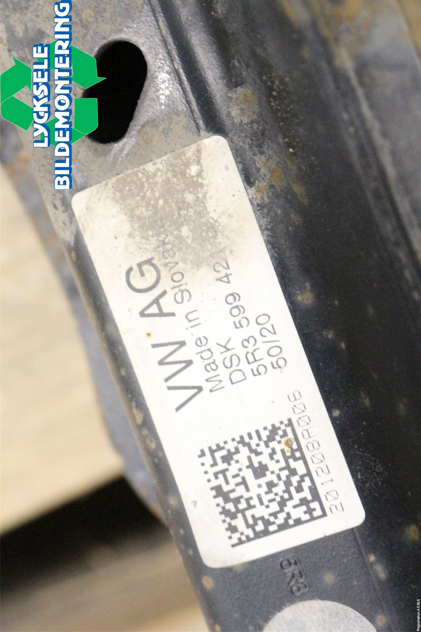 Volkswagen VW CADDY 21- Bakaxel Fäste