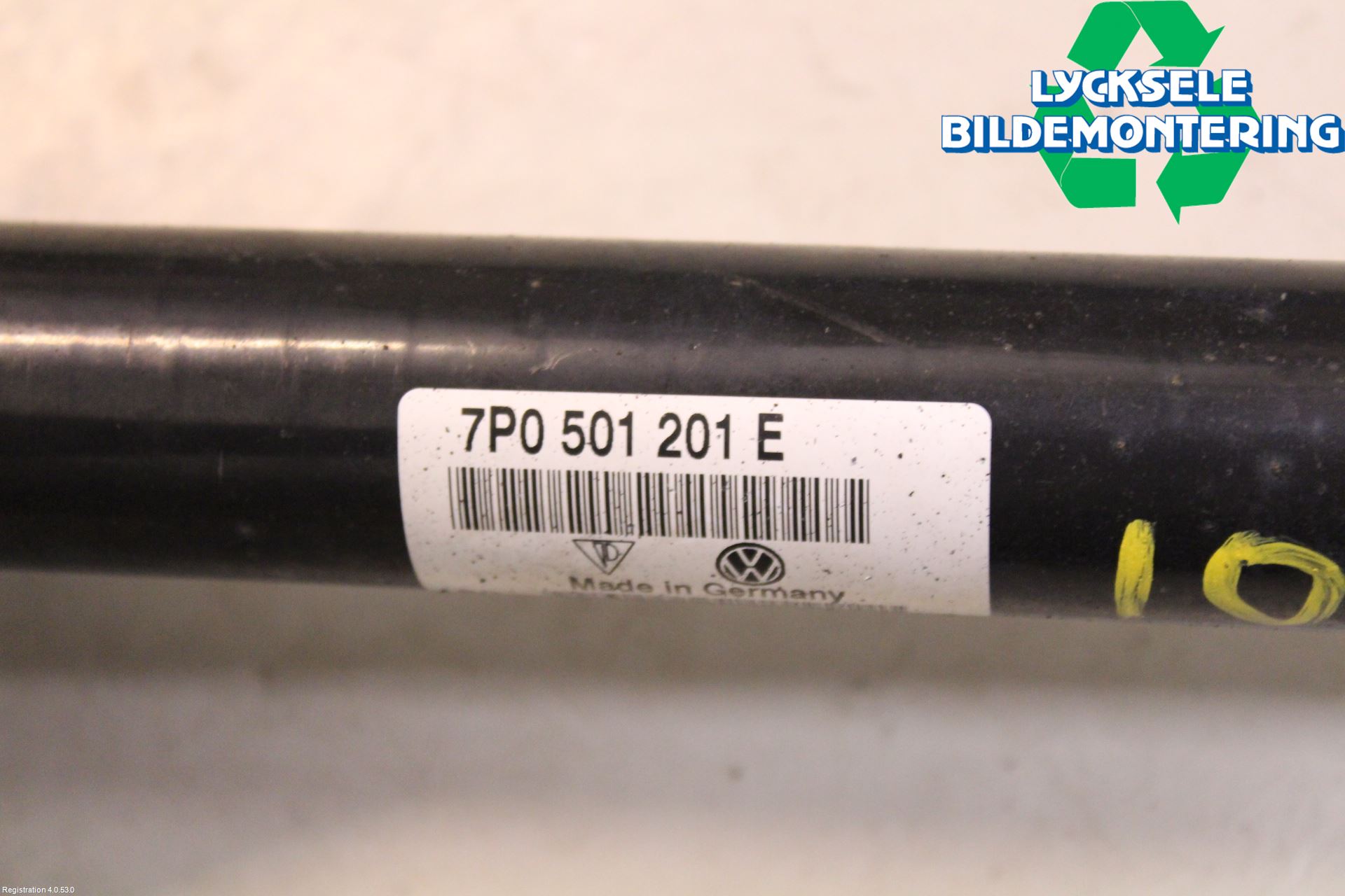 Volkswagen VW TOUAREG 7P 11-18 Drivaxel Bak Vänster