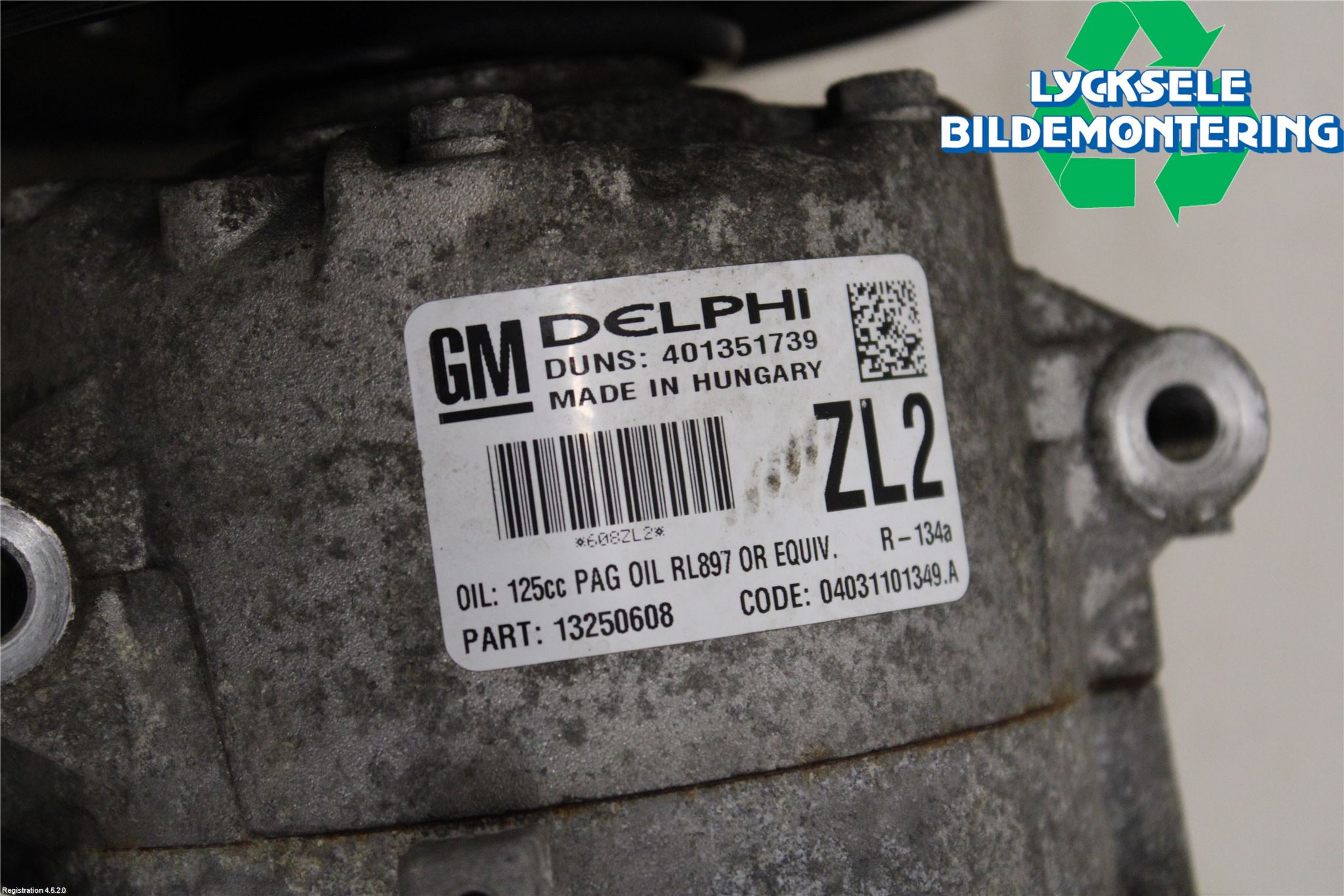 Opel ASTRA J 10-15 Ac Kompressor