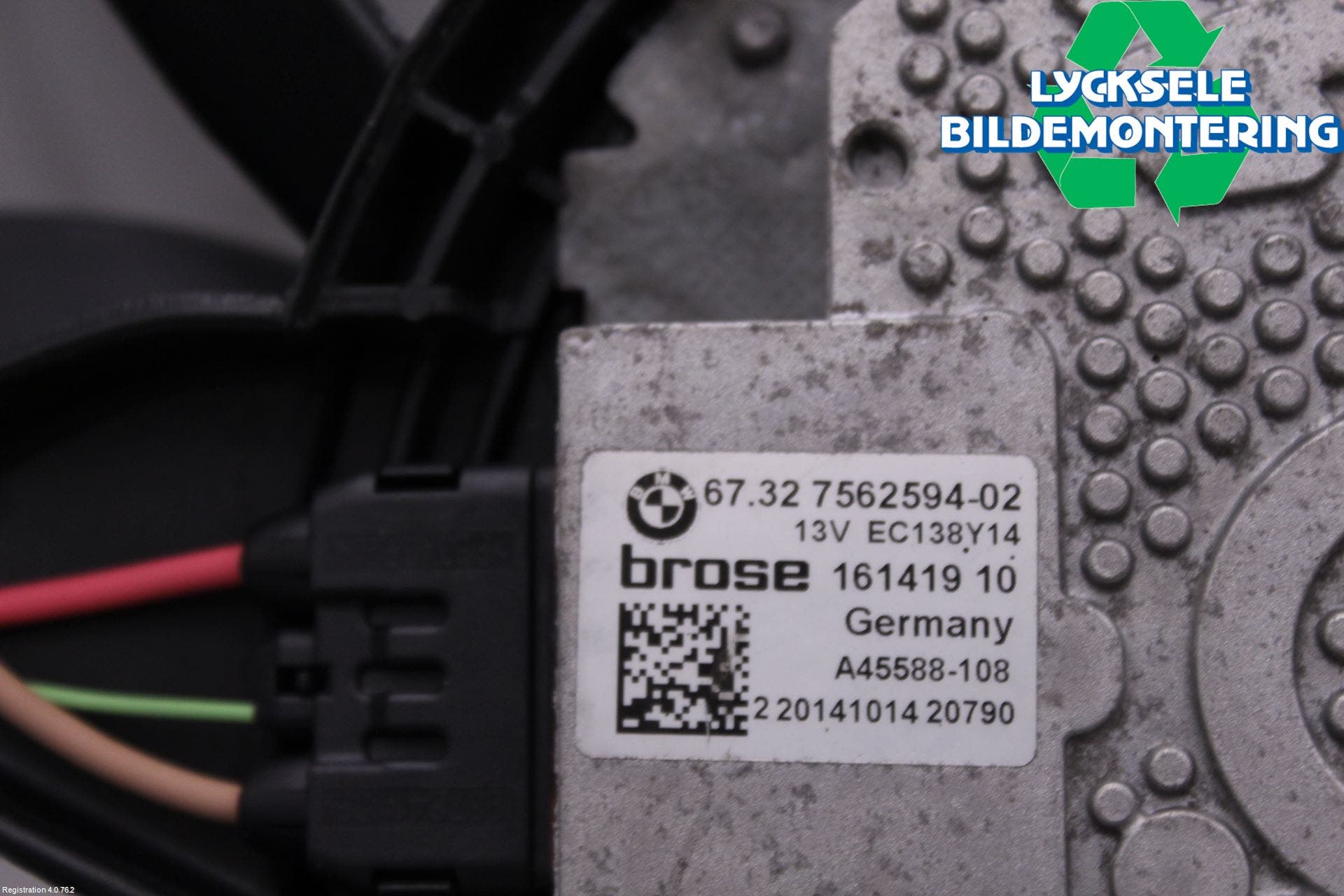 BMW X3 F25 10-17 Kylfläkt El