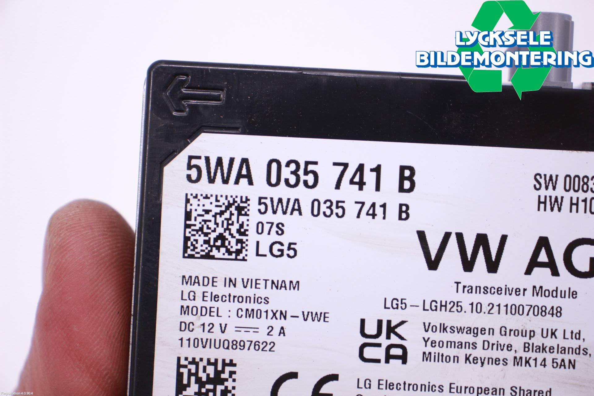 Volkswagen VW GOLF / E-GOLF VIII 20- Antenn