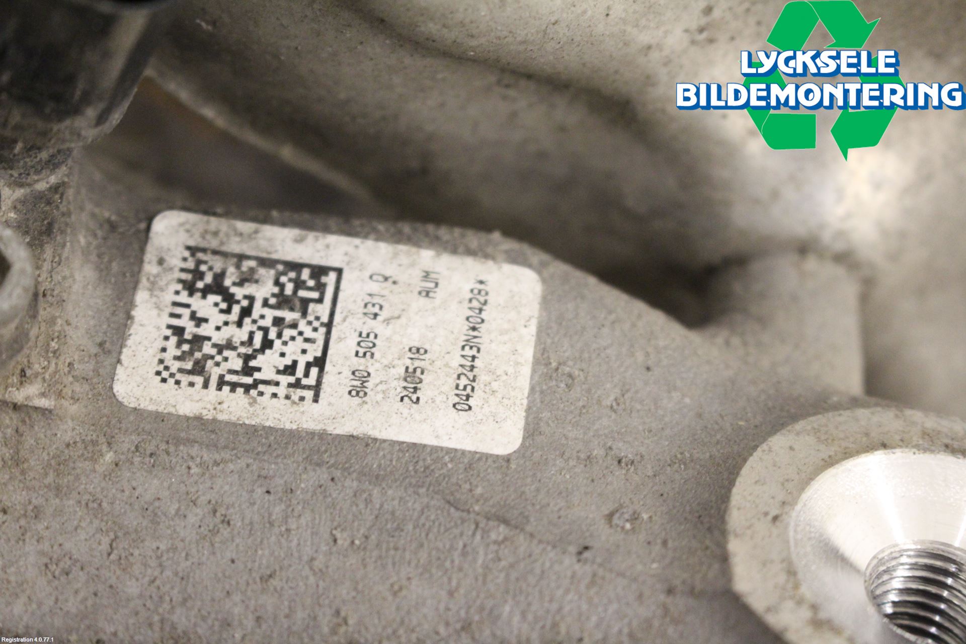 Audi A4/S4 B9 16-19 Hjullagerhus-Spindel Vä B