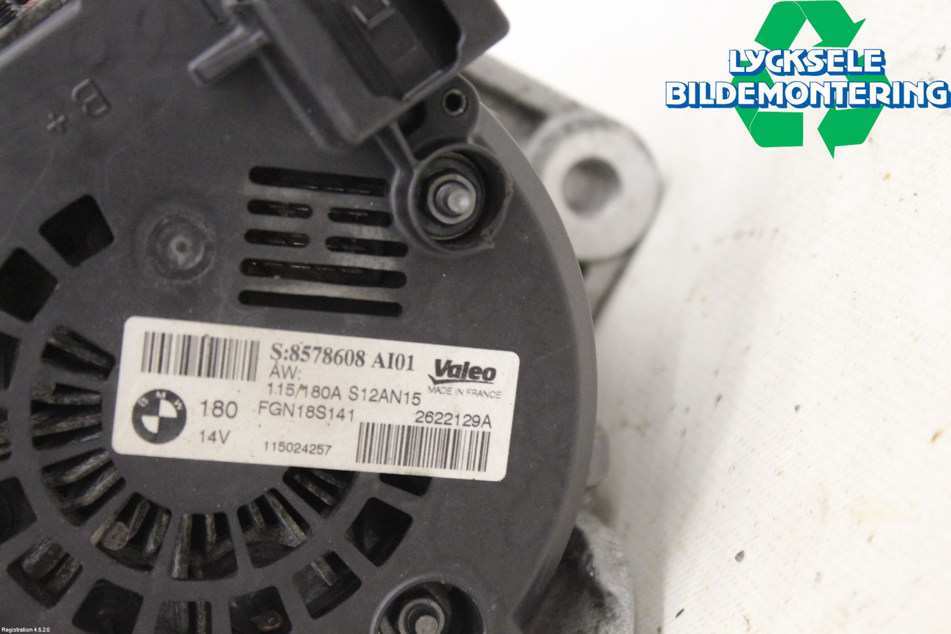 BMW 3 GT F34 13-19 Generator