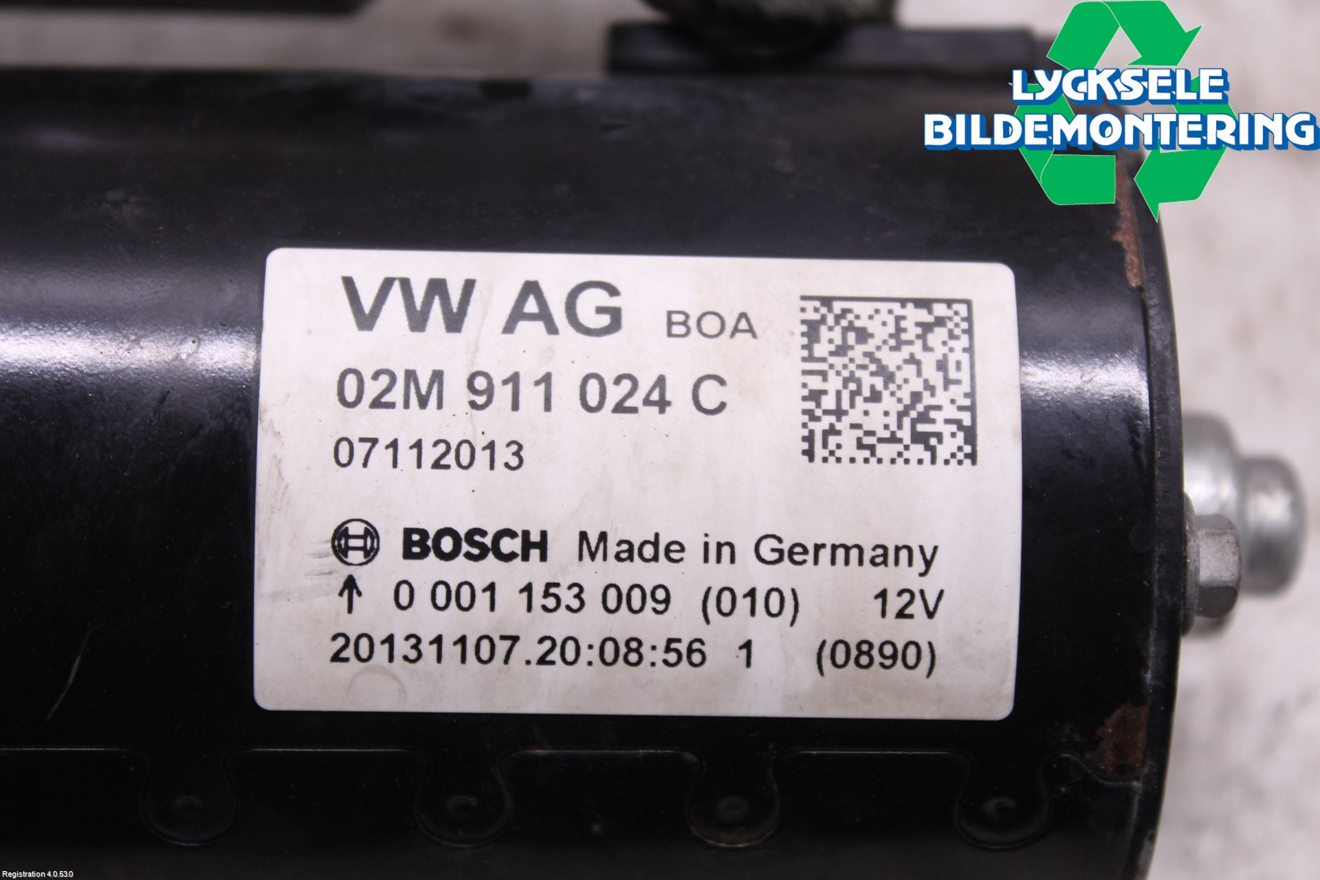 Volkswagen VW PASSAT 11-14 Startmotor Diesel