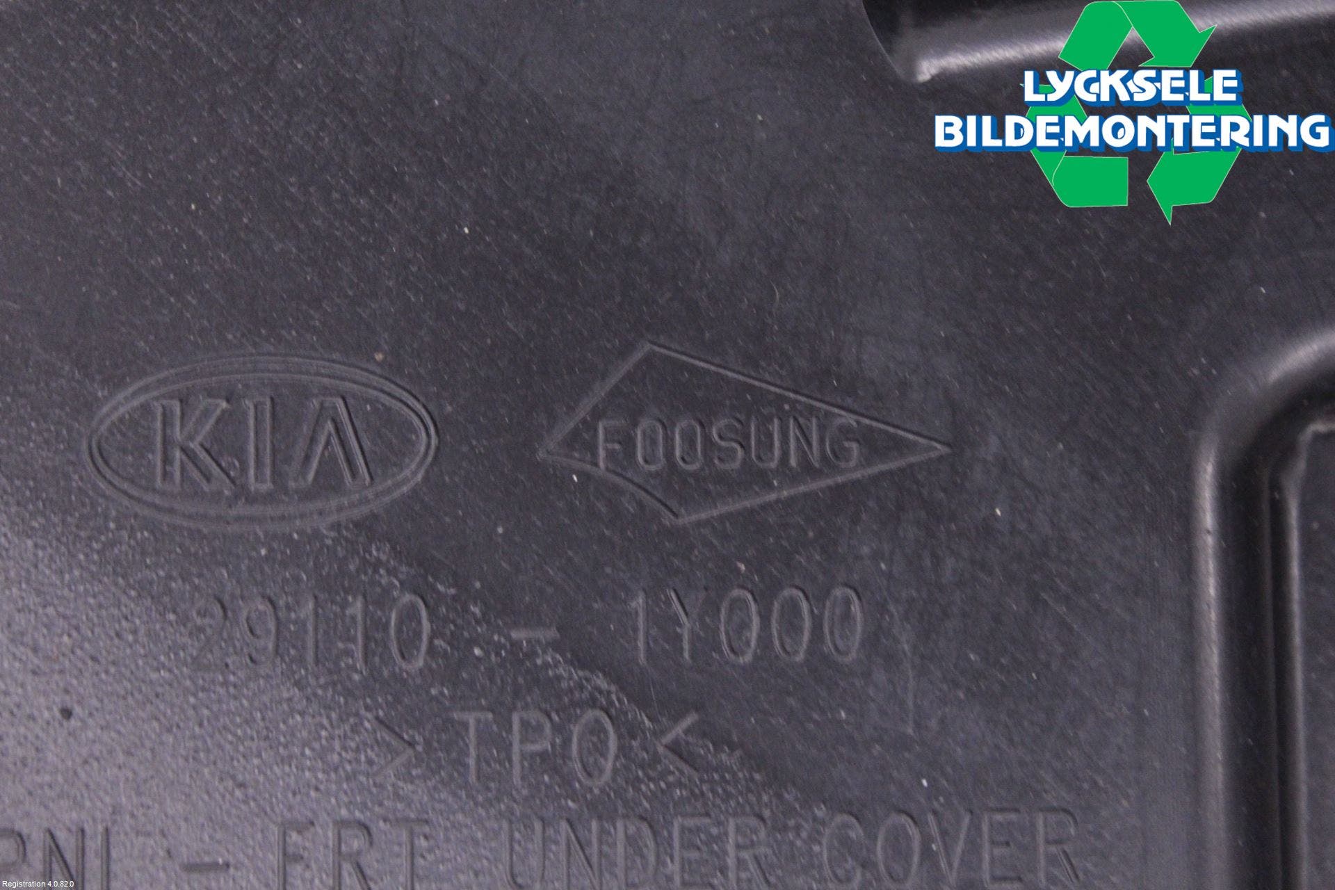 Kia PICANTO 12-17 Hasplåt Plåt-Plast