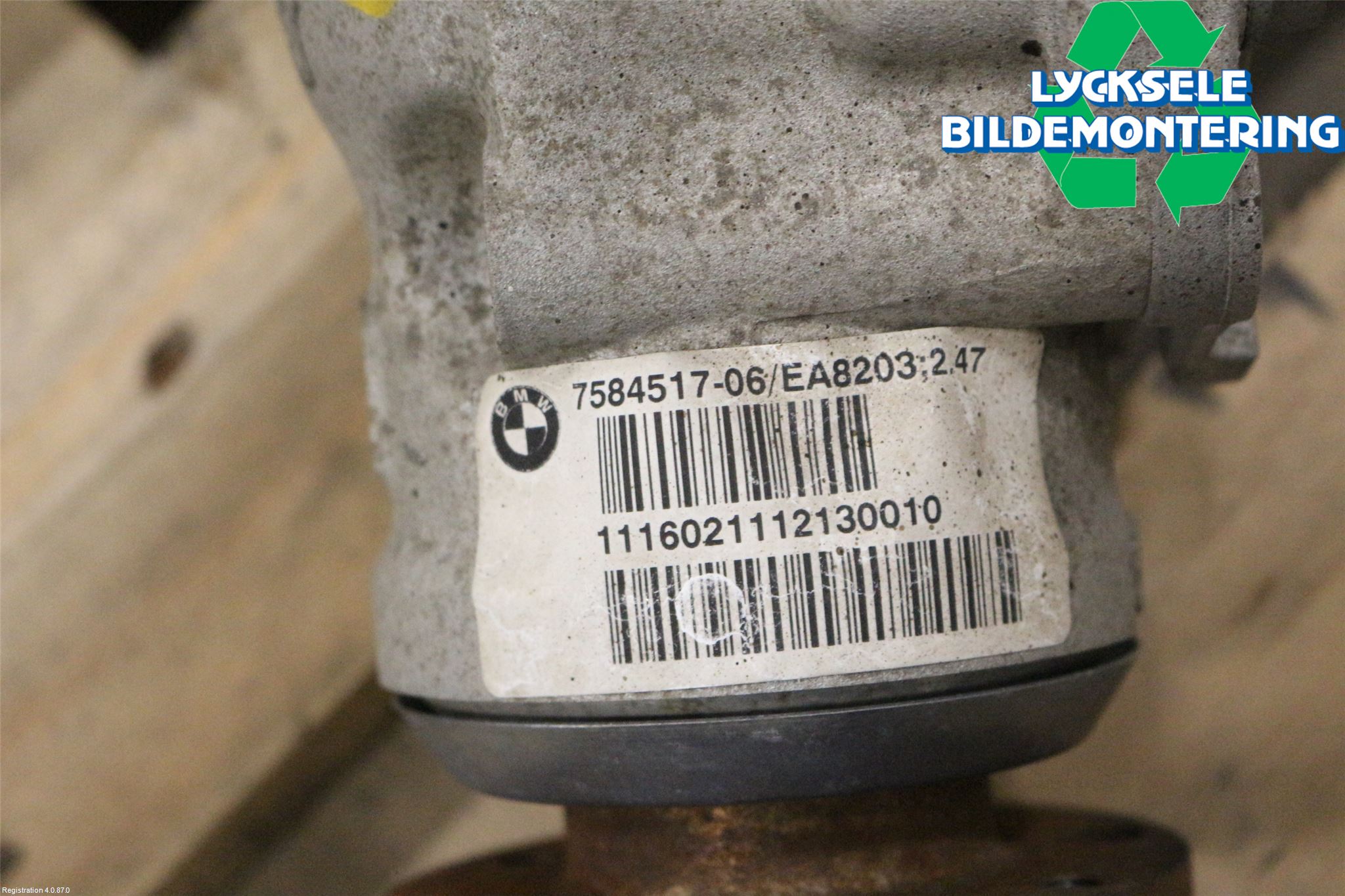 BMW 5 F10/F11/F18 09-17 Framvagn Diffrential