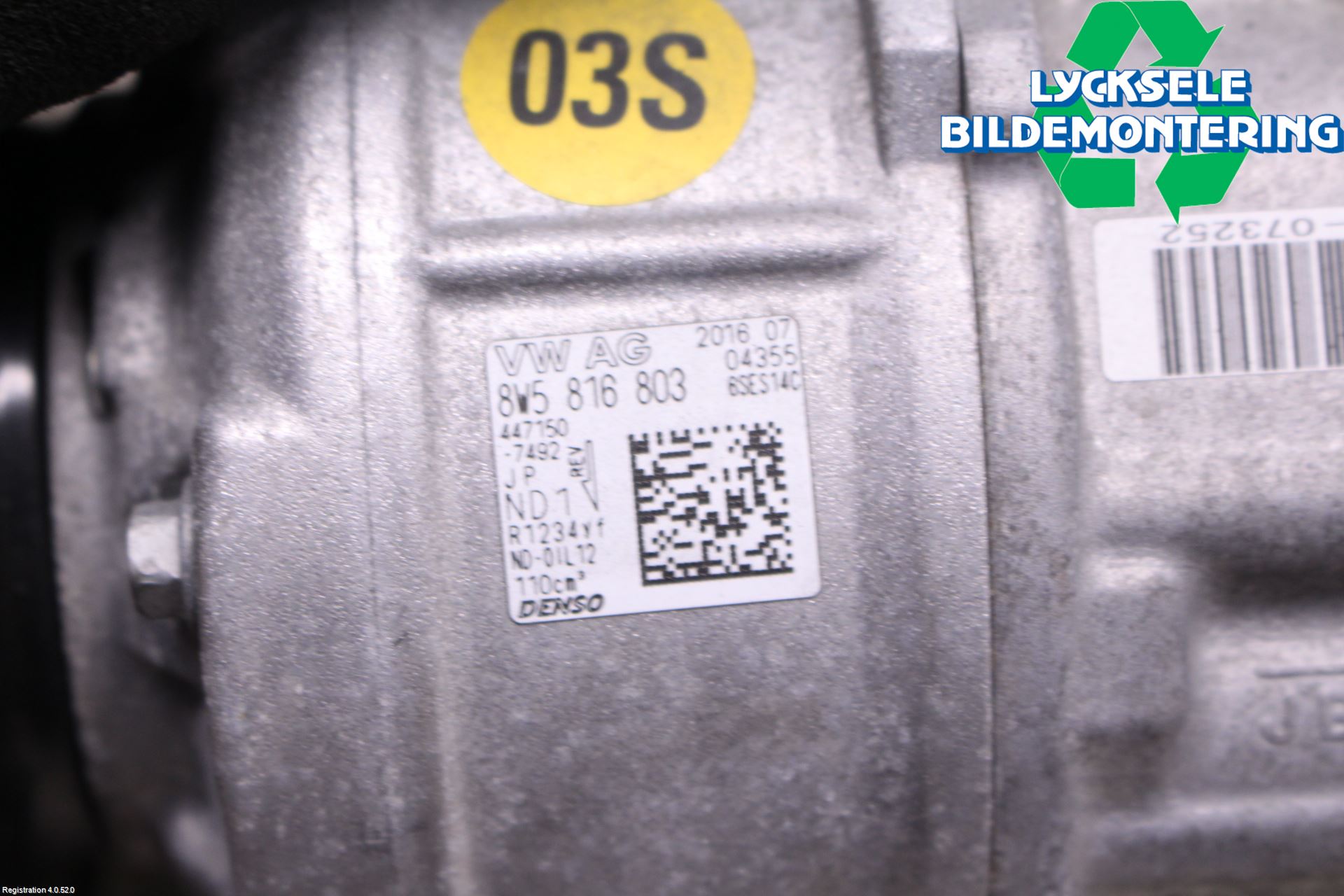 Audi A4/S4 B9 16-19 Ac Kompressor