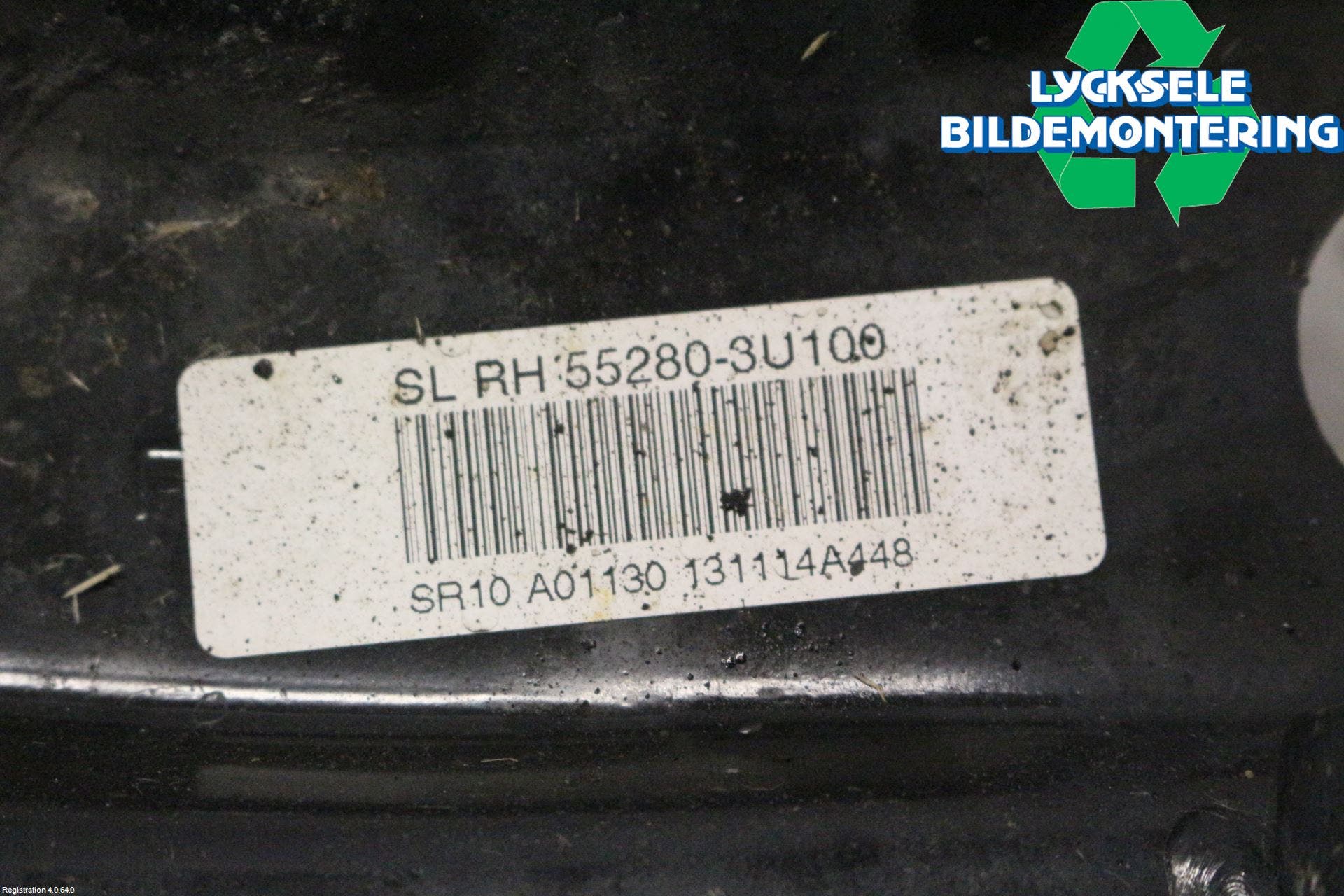 Kia SPORTAGE (SL) 11-15 Bärarm Bak Höger