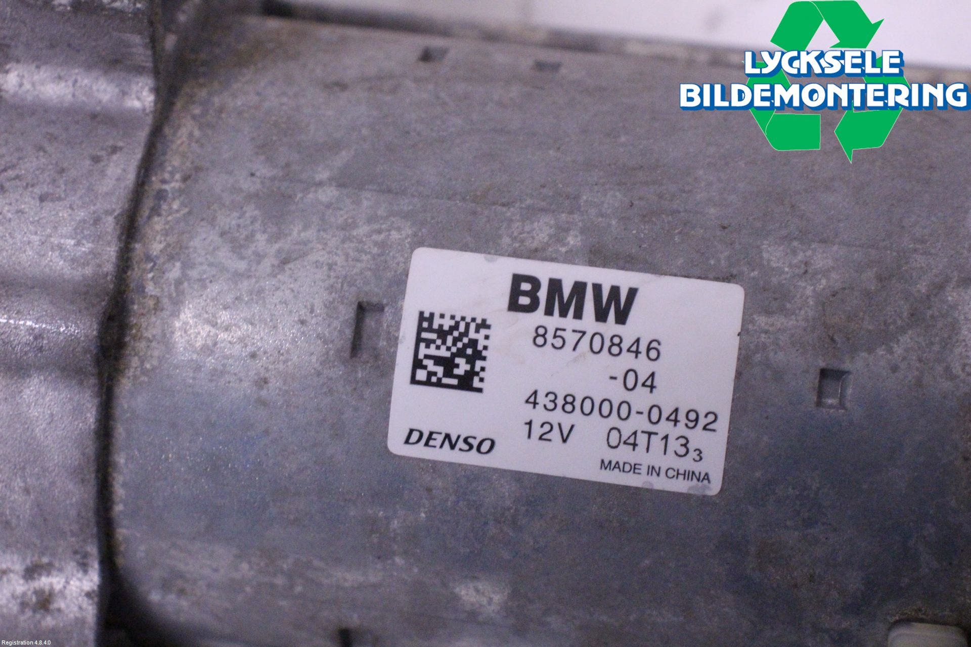 BMW 3 F30/F31/F80 12-19 Startmotor Diesel