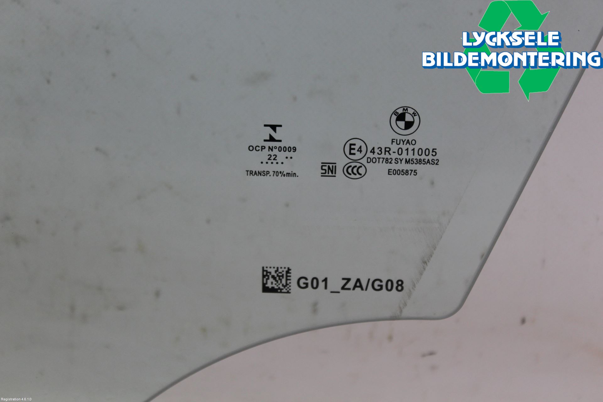 BMW X3 G01 18- Dörruta Fram Vänster