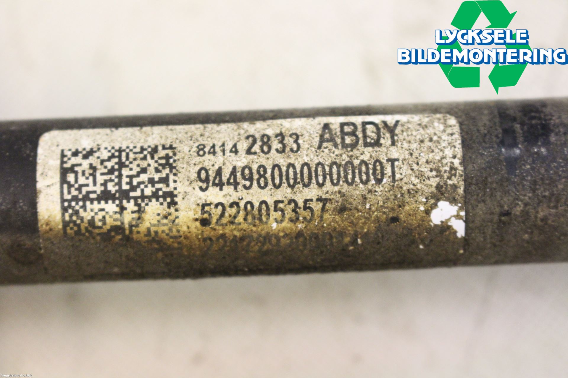 Opel INSIGNIA 17- Drivaxel Bak Vänster