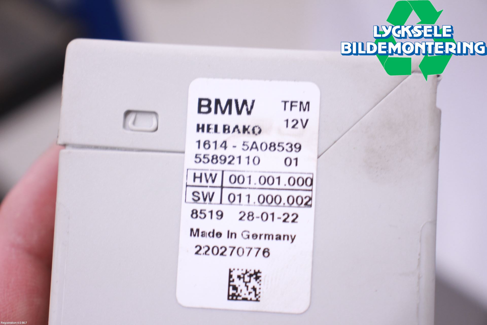 BMW 5 G30/G31/F90 17-23 Styrenhet Övrigt