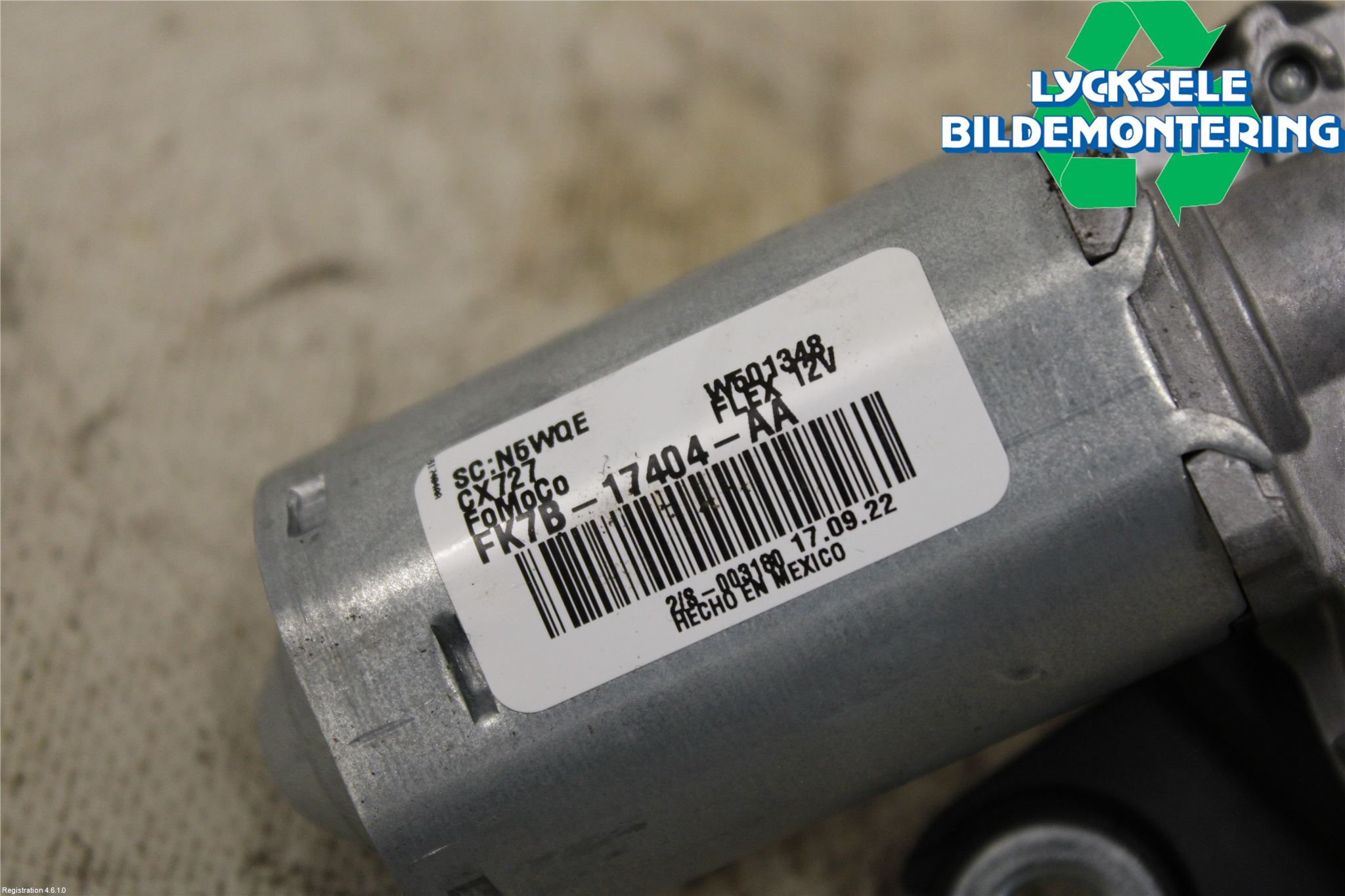 Ford MUSTANG Mach-E 21- Torkarmotor Baklucka