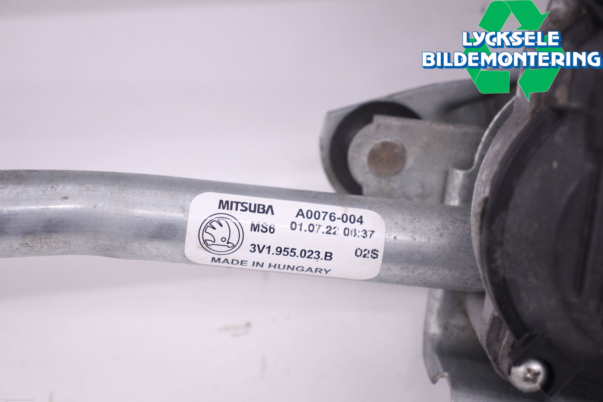 Skoda SUPERB 16-24 Torkarmekanism Vindruta