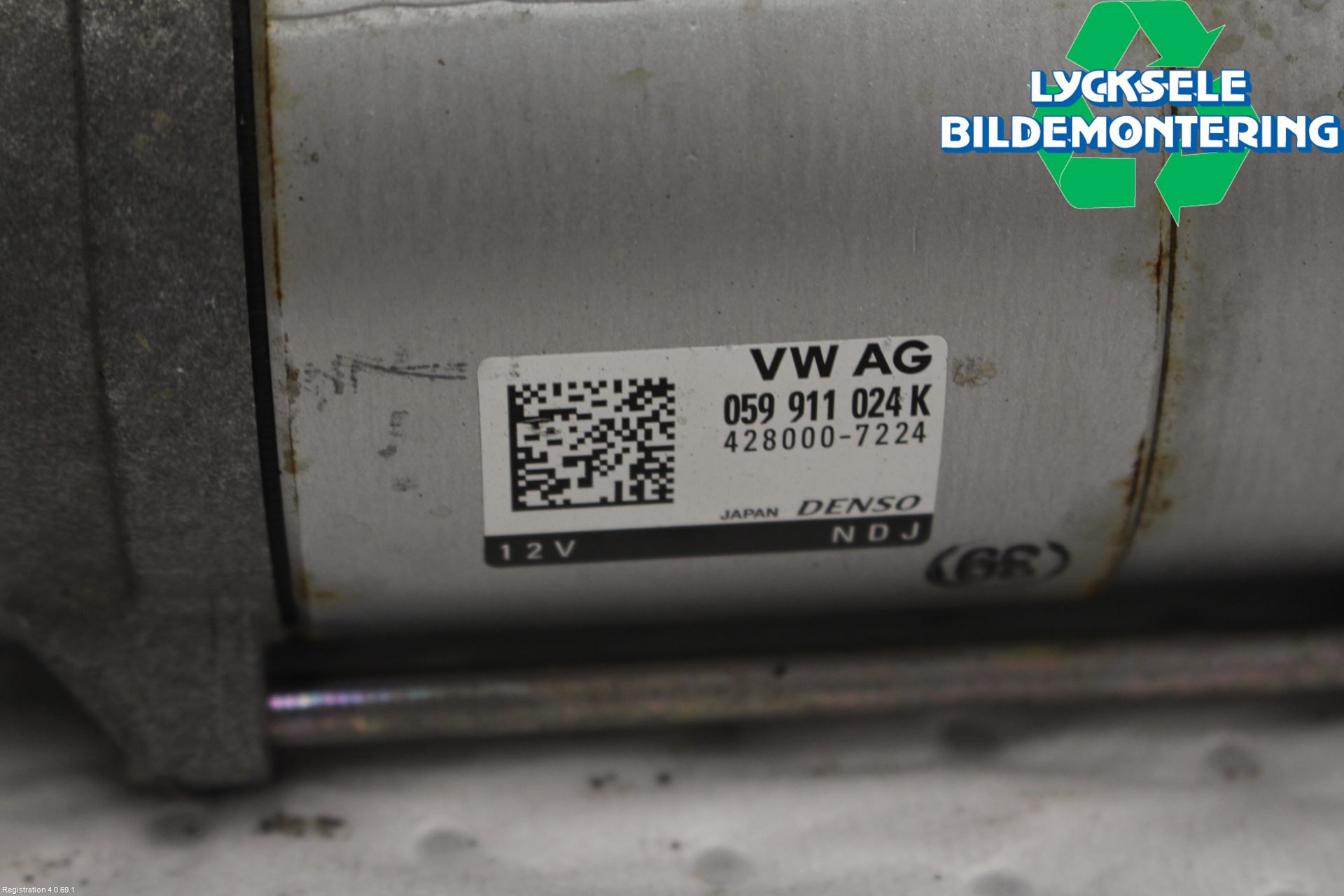 Volkswagen VW TOUAREG 7P 11-18 Startmotor Diesel