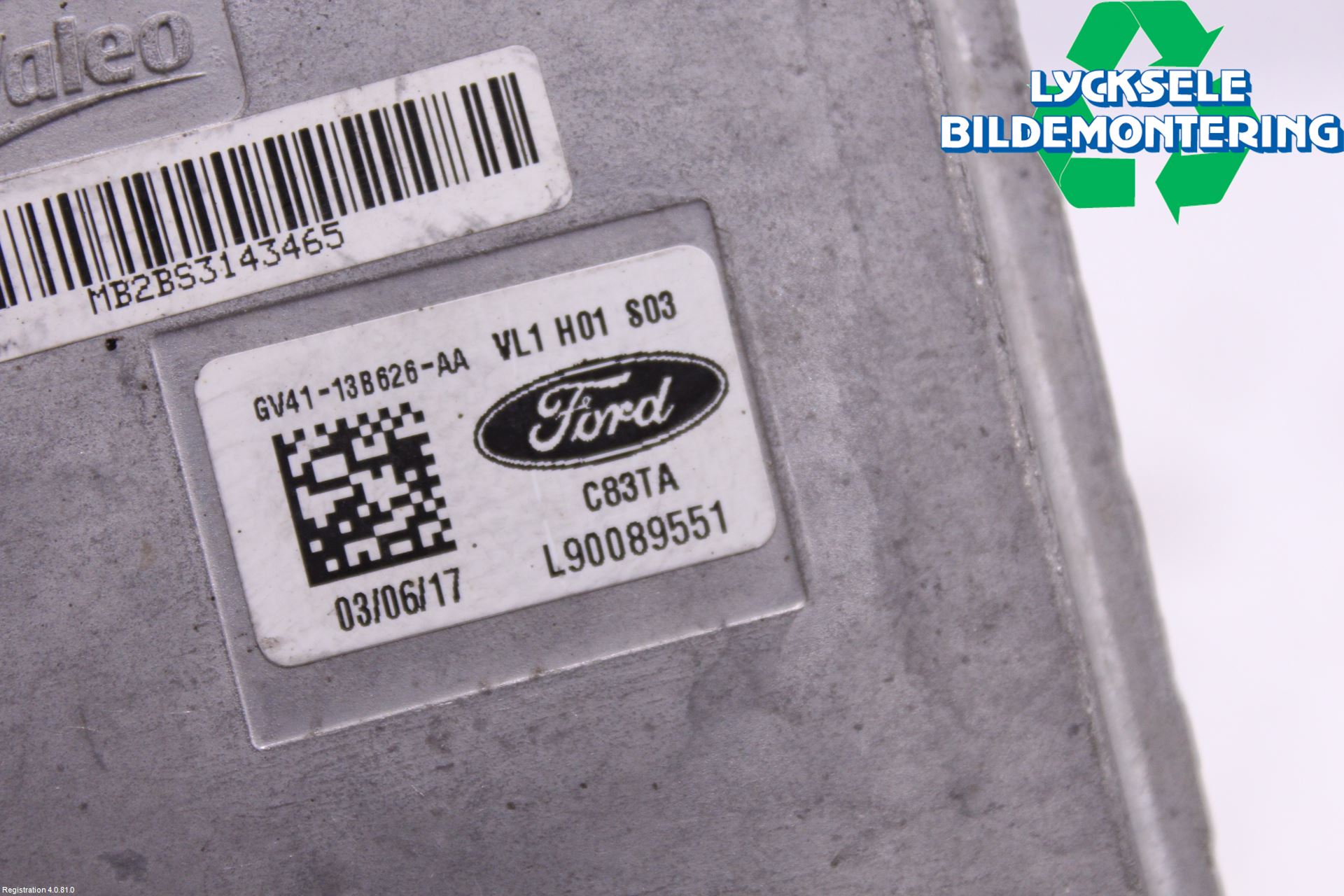 Ford KUGA 13-16 Styrenhet Strålkastare